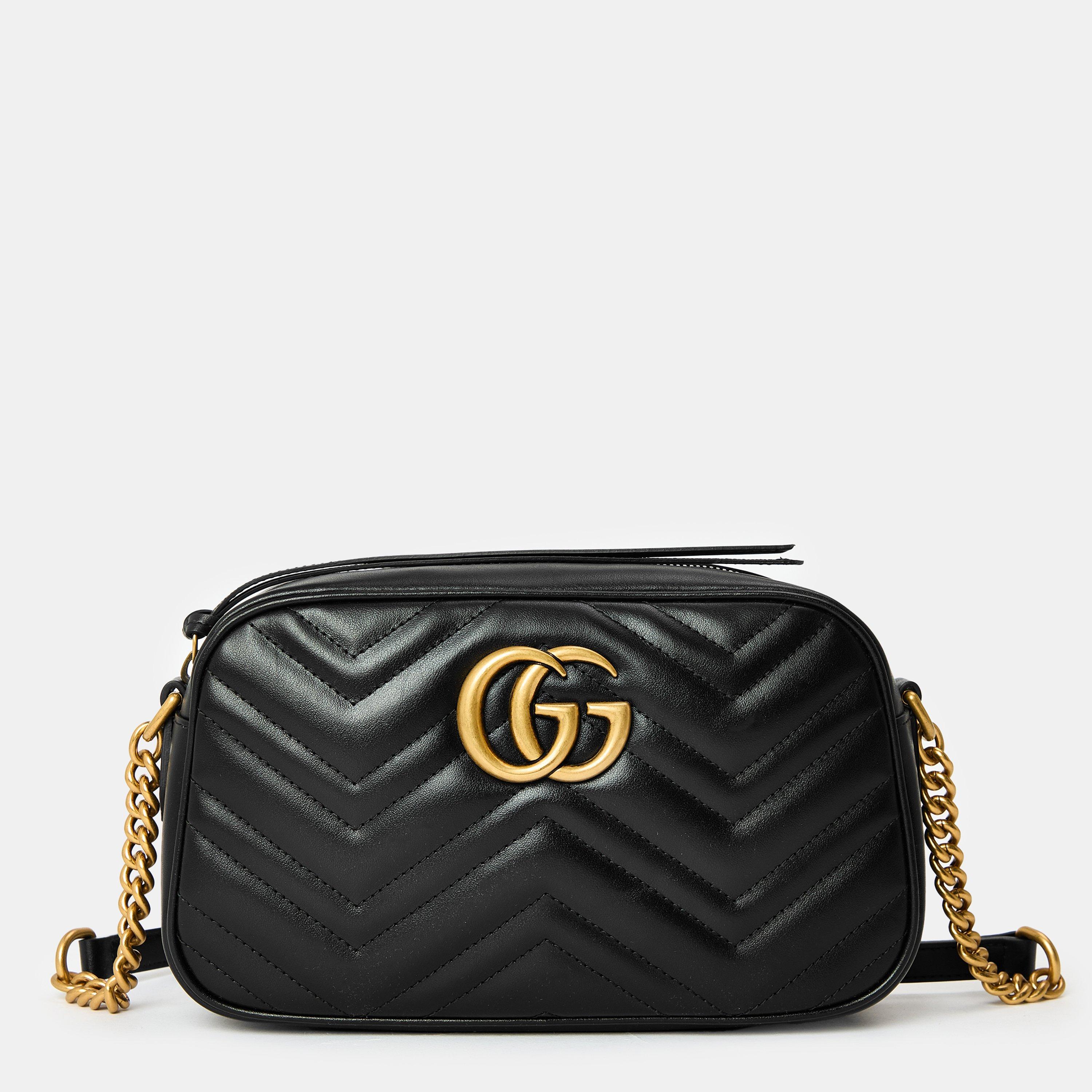 Nero - Gucci - GG Marmont Small Shoulder Bag - 1