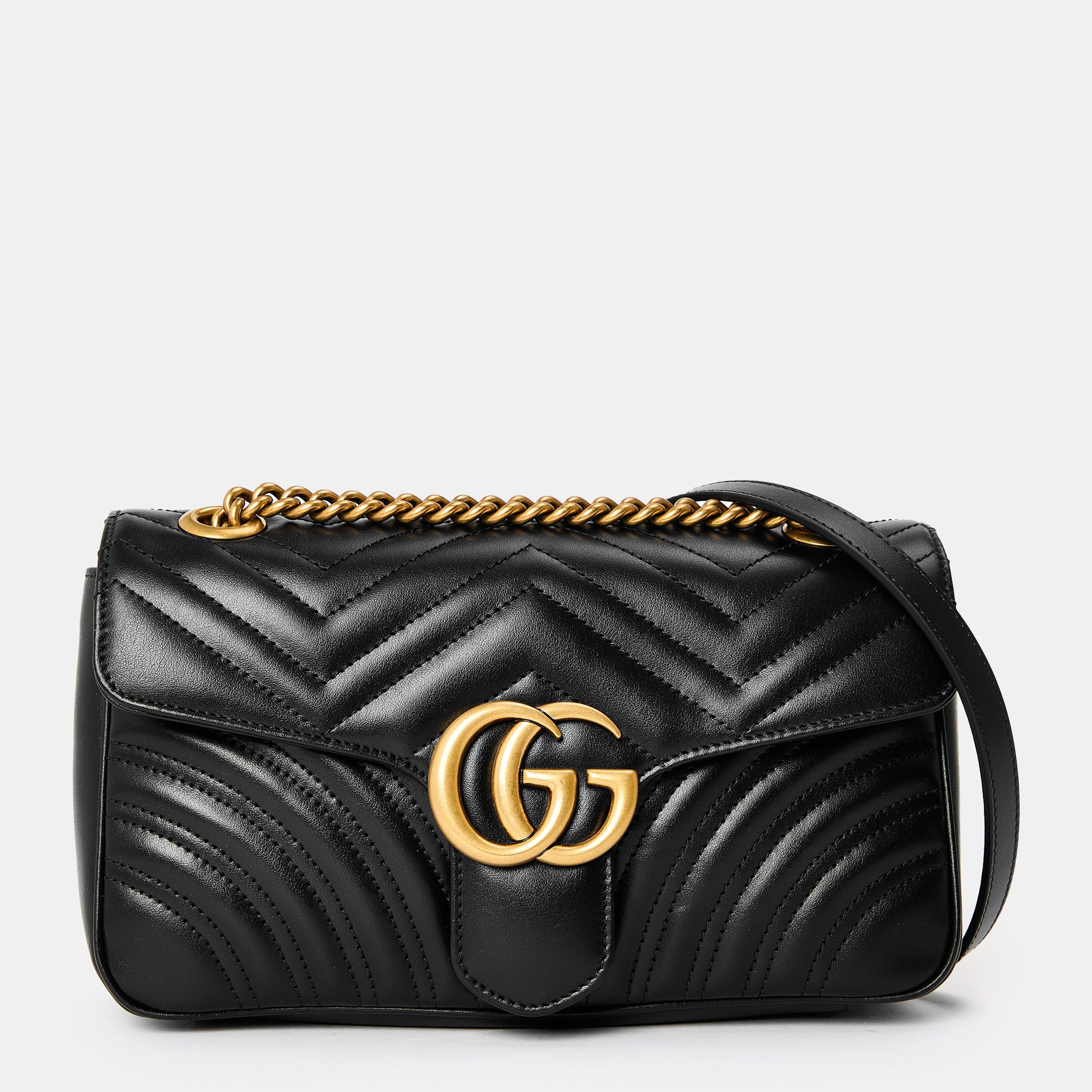 Gucci Marmont Matelasse Small Bag - Black 1000