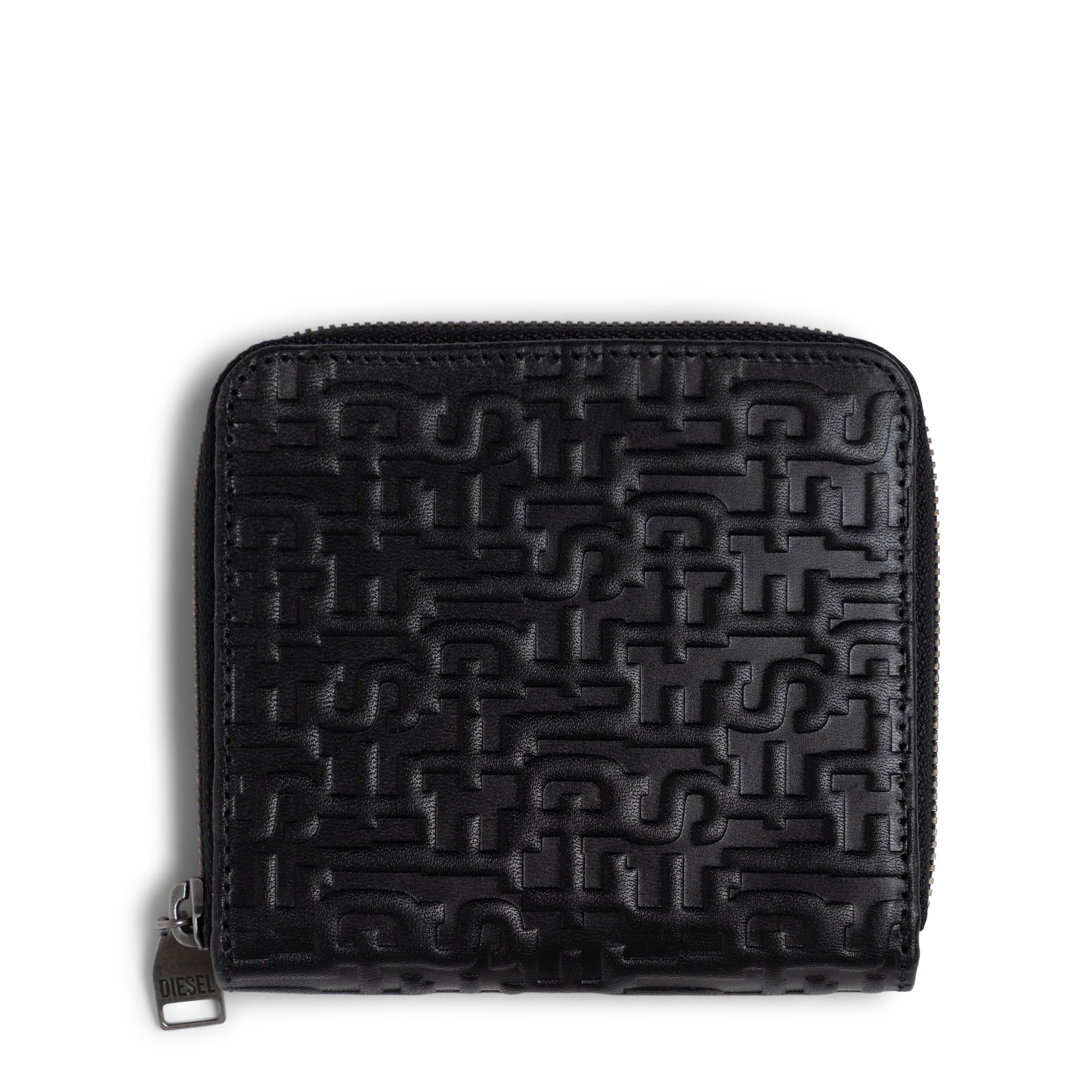 Black Ink - Diesel - Men's Coin Zip Billfold Wallet - 2