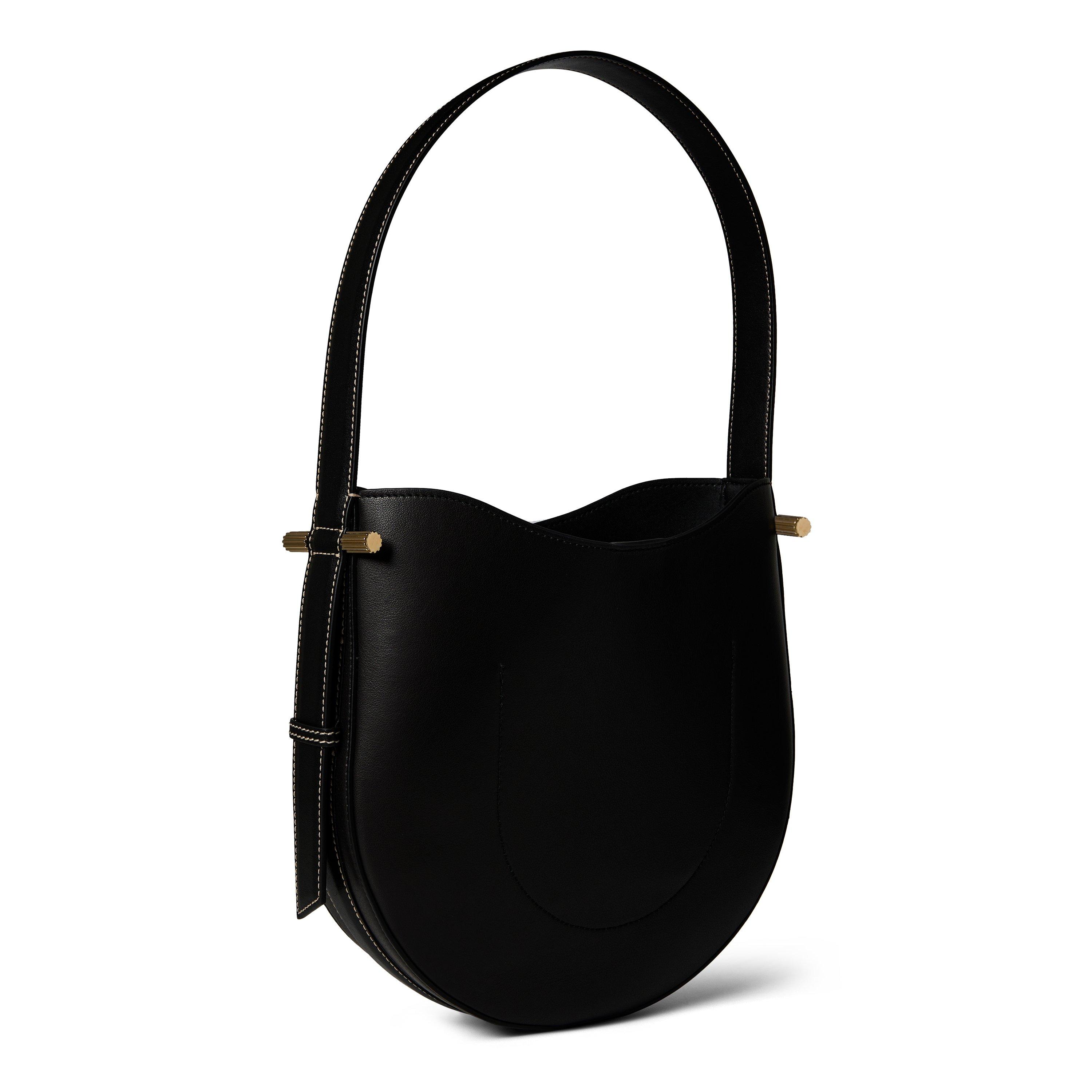 Black - Victoria Beckham - Women's Medium Hobo Shoulder Bag - 3