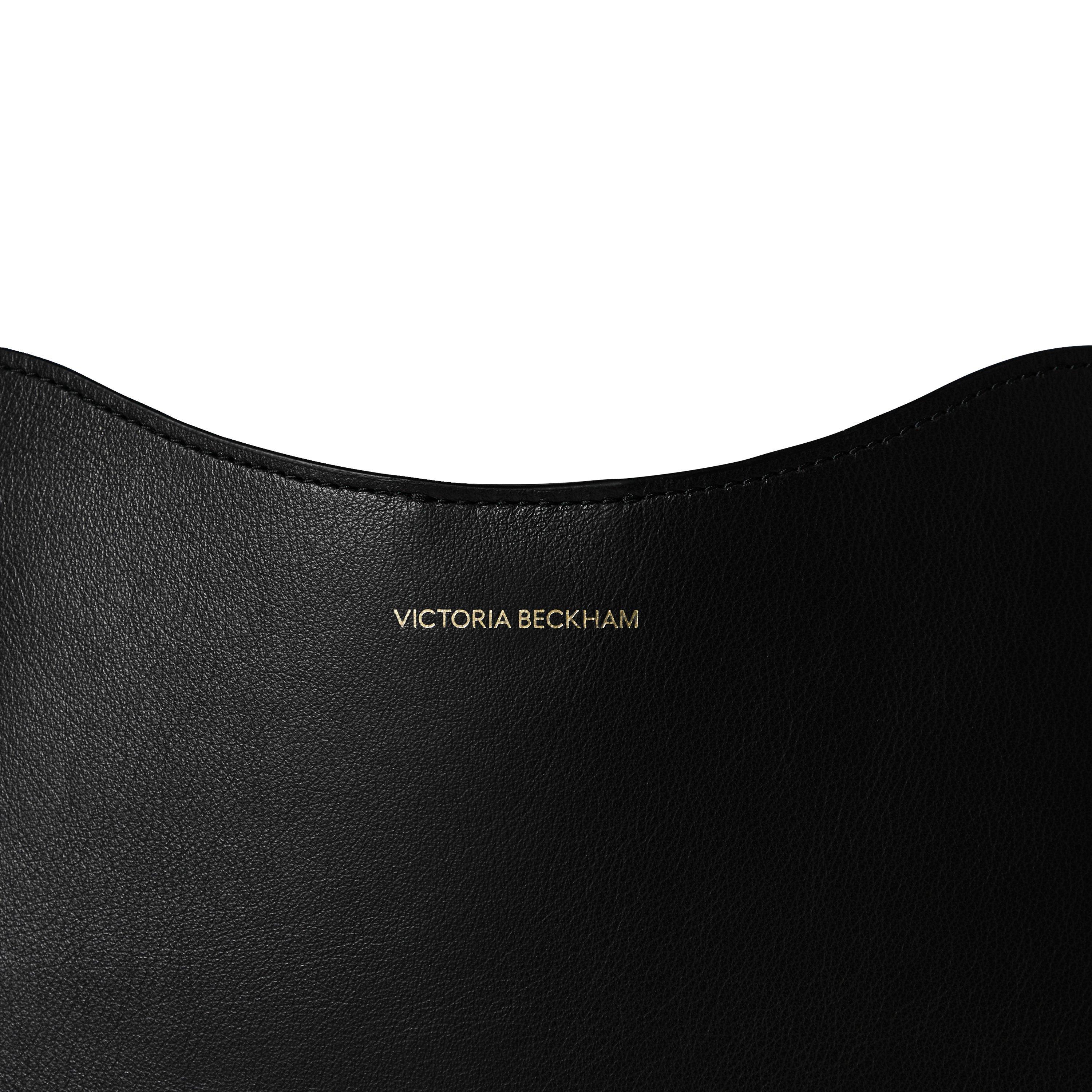 Black - Victoria Beckham - Women's Medium Hobo Shoulder Bag - 4