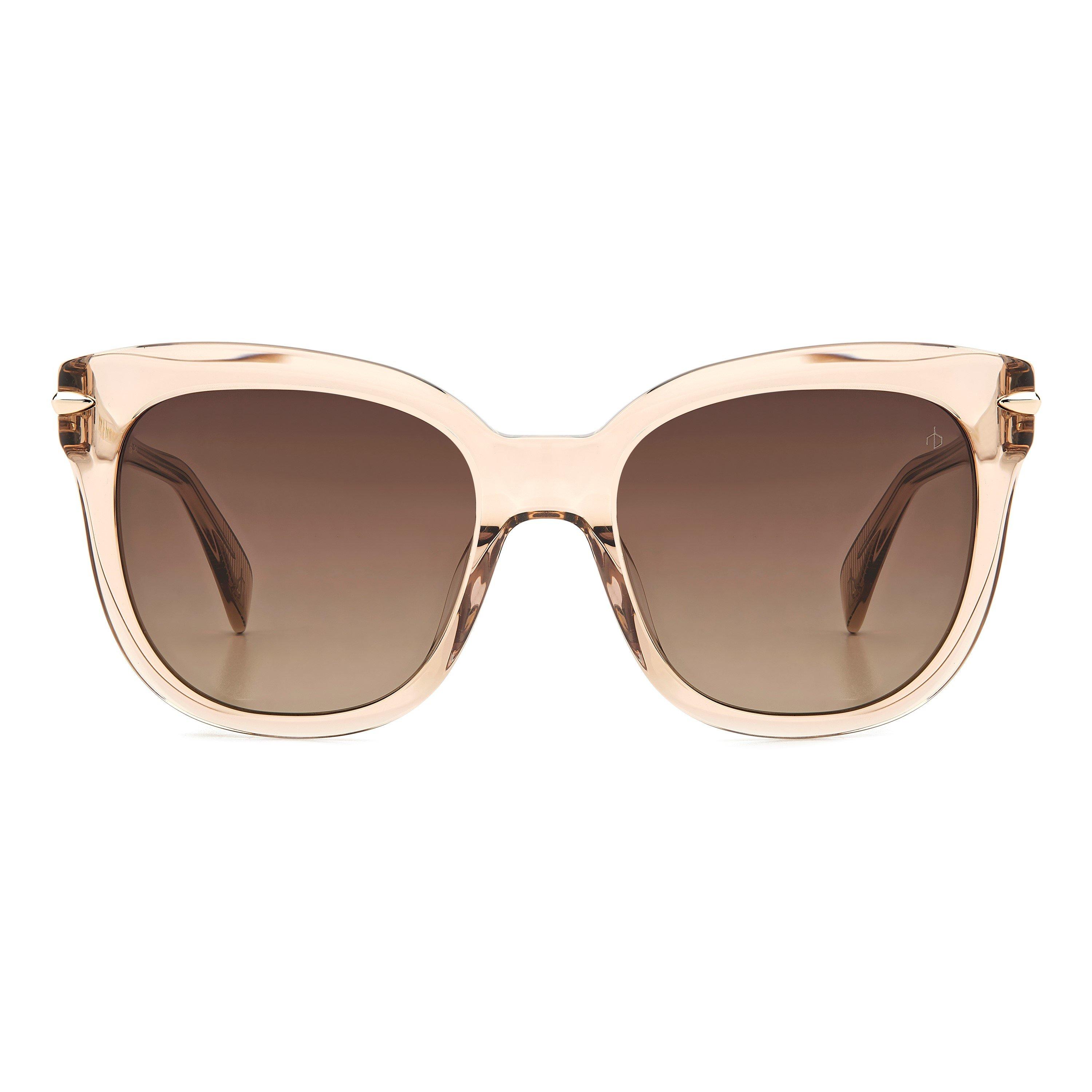 Brown - Rag and Bone - Women's Wayfarer Sunglasses - 2