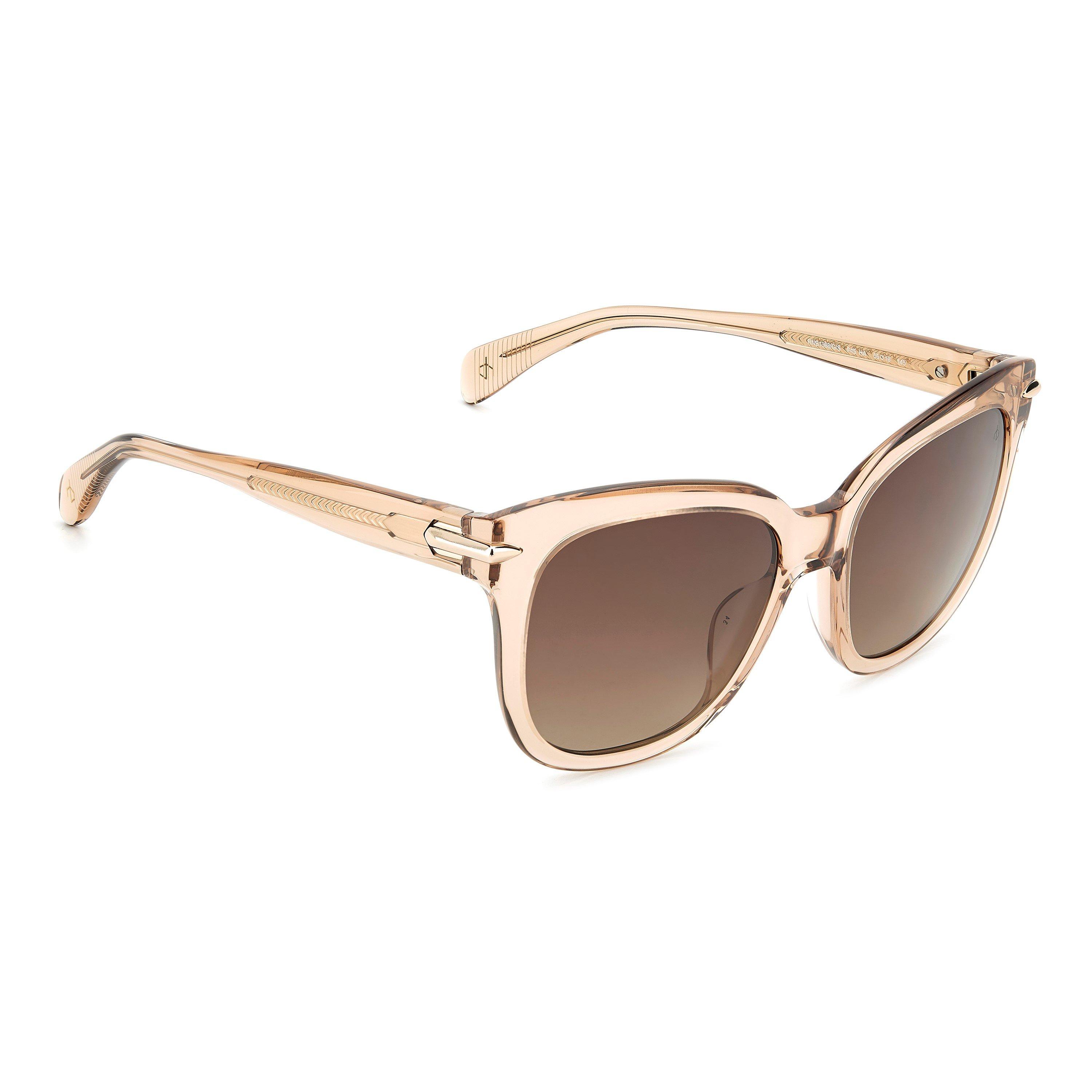 Brown - Rag and Bone - Women's Wayfarer Sunglasses - 3