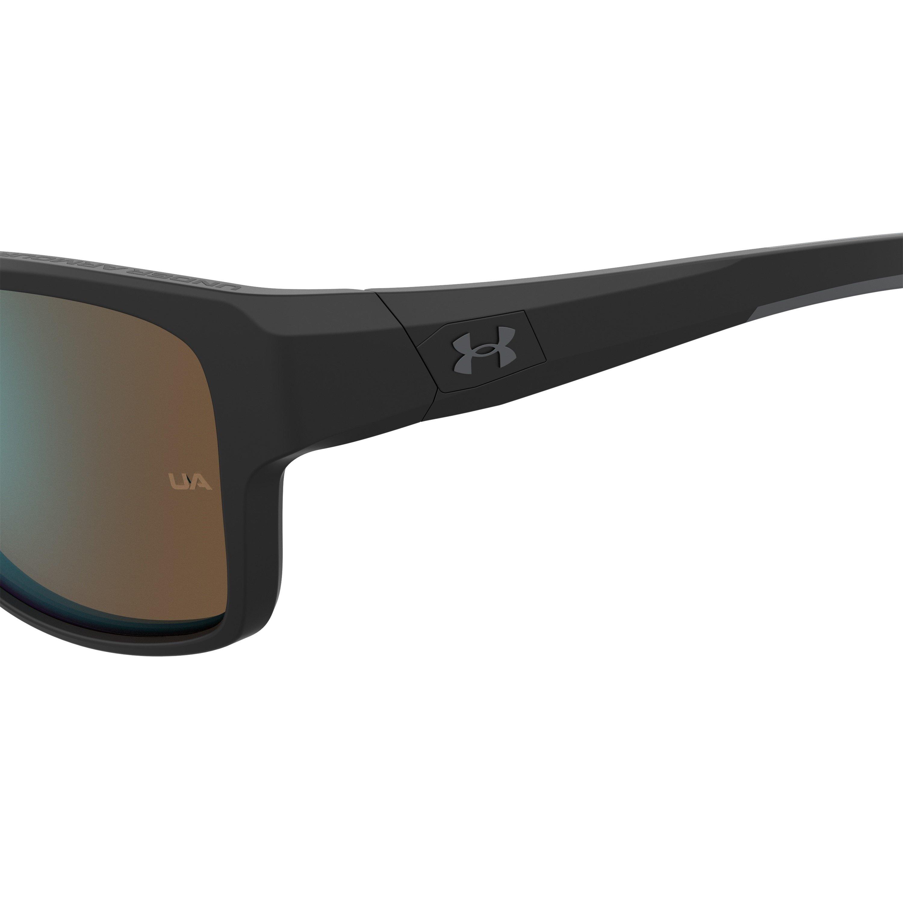 Black - Under Armour - Men's Rectangle Sunglasses - 7
