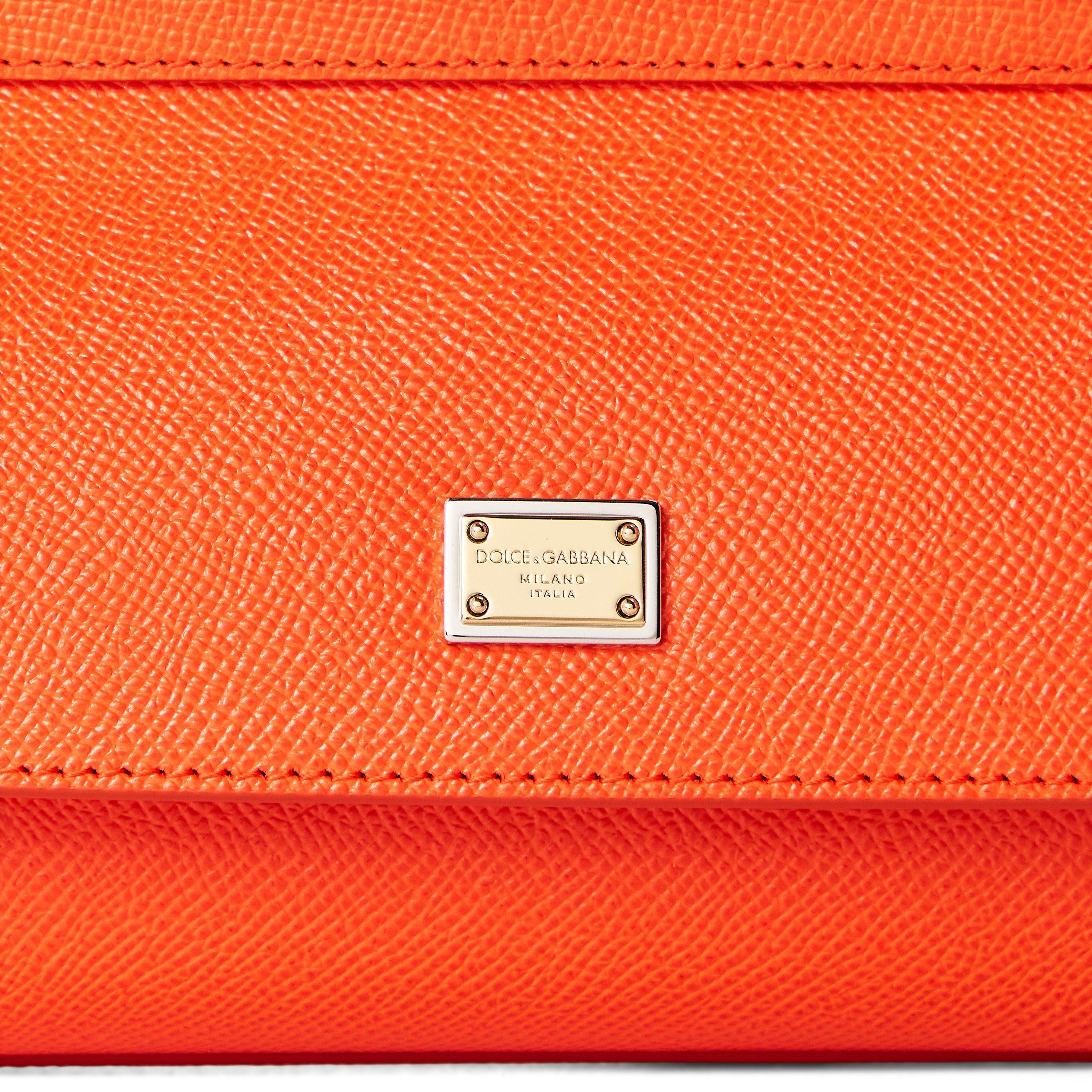 Orange - Dolce and Gabbana - Small Sicily Bag - 3