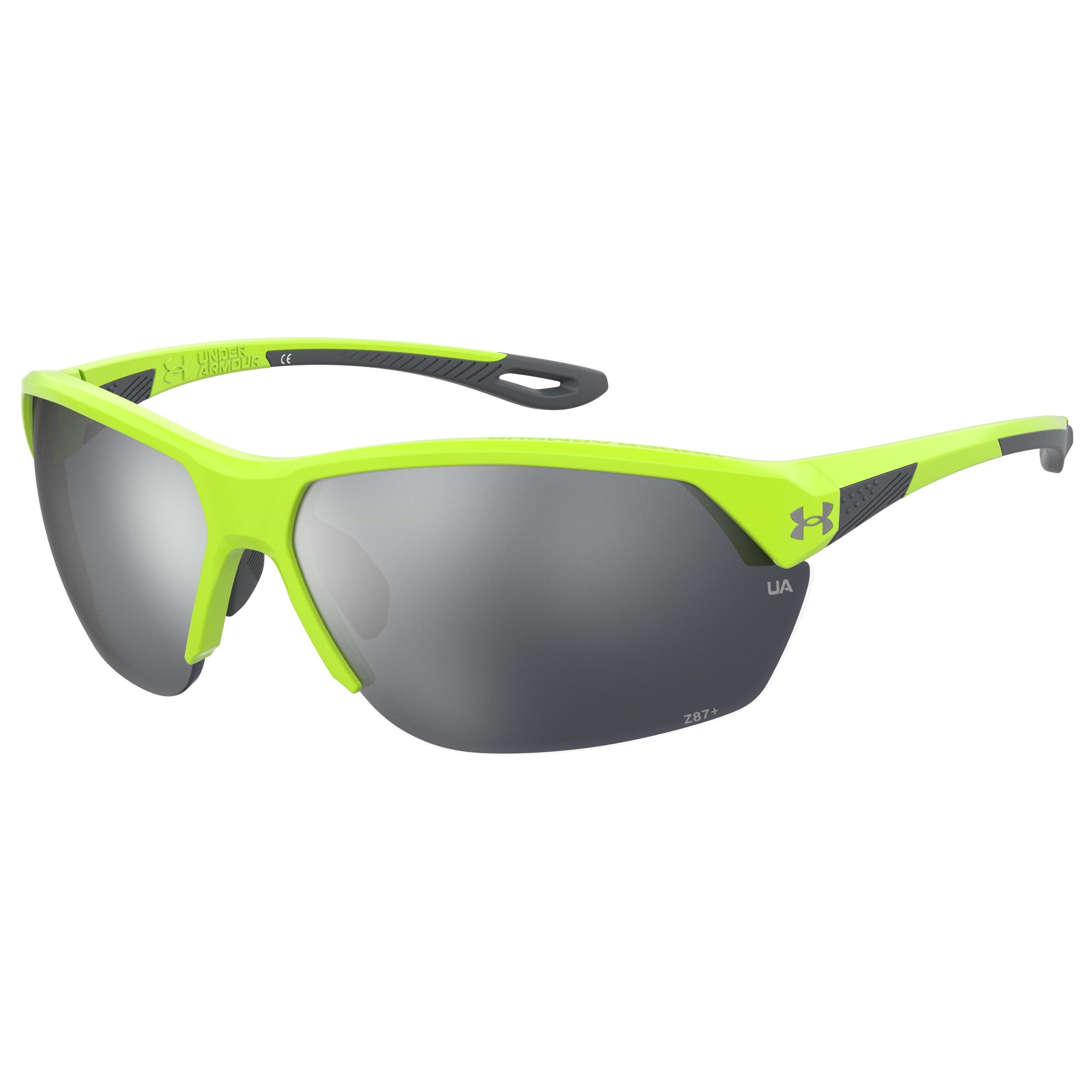 Yellow - Under Armour - Men's Compete Wrap Sunglass - 1