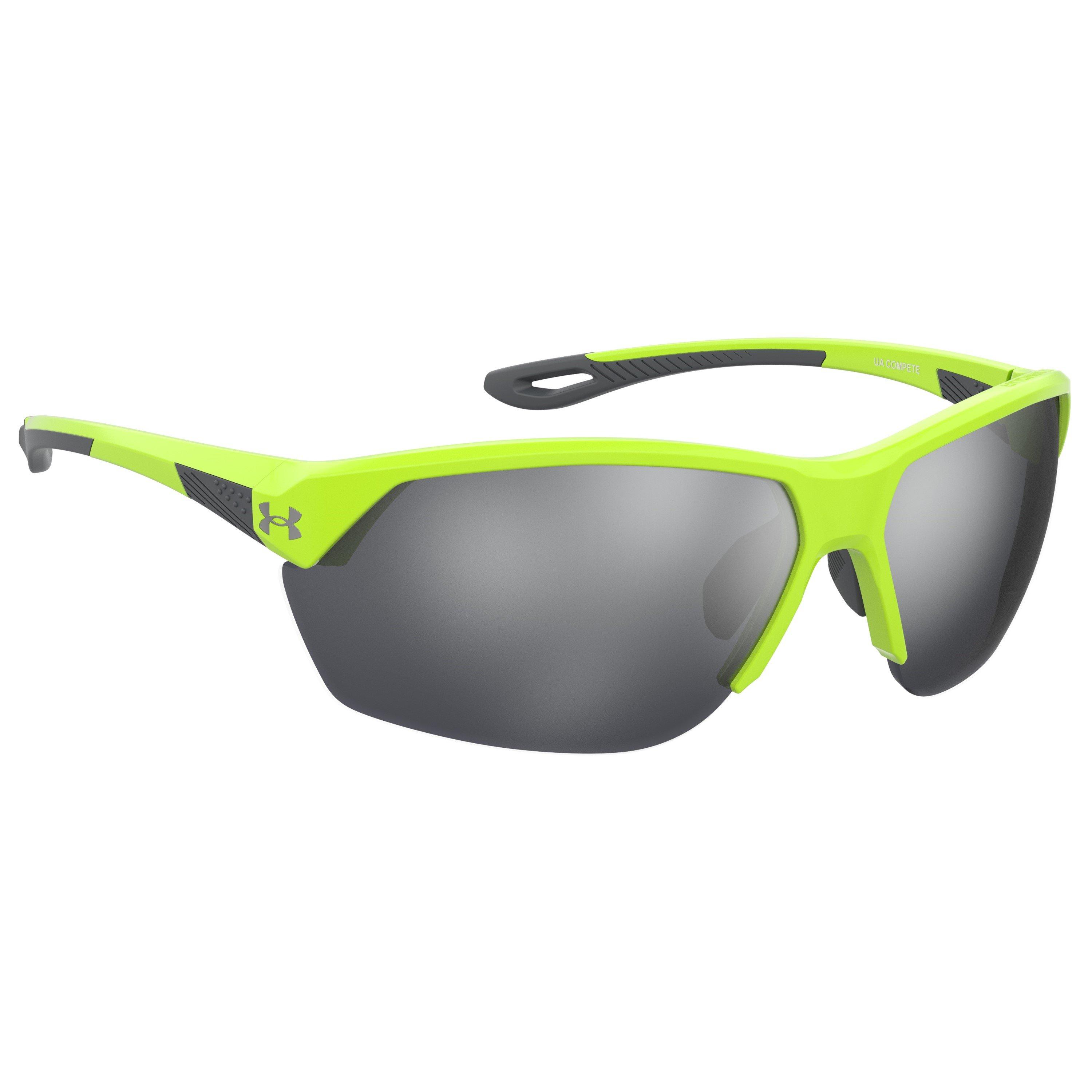 Yellow - Under Armour - Compete Wrap Sunglass - 3