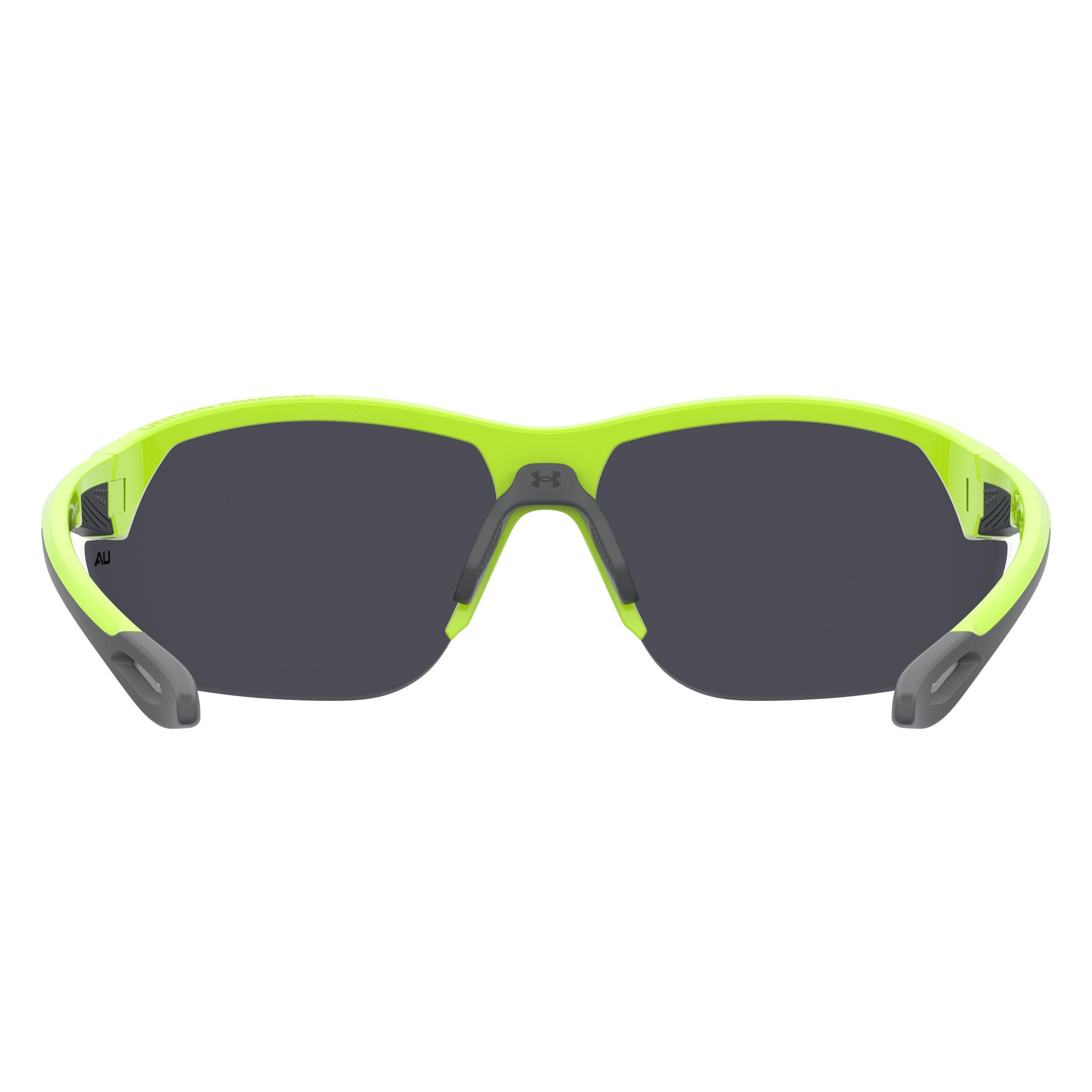 Yellow - Under Armour - Compete Wrap Sunglass - 4