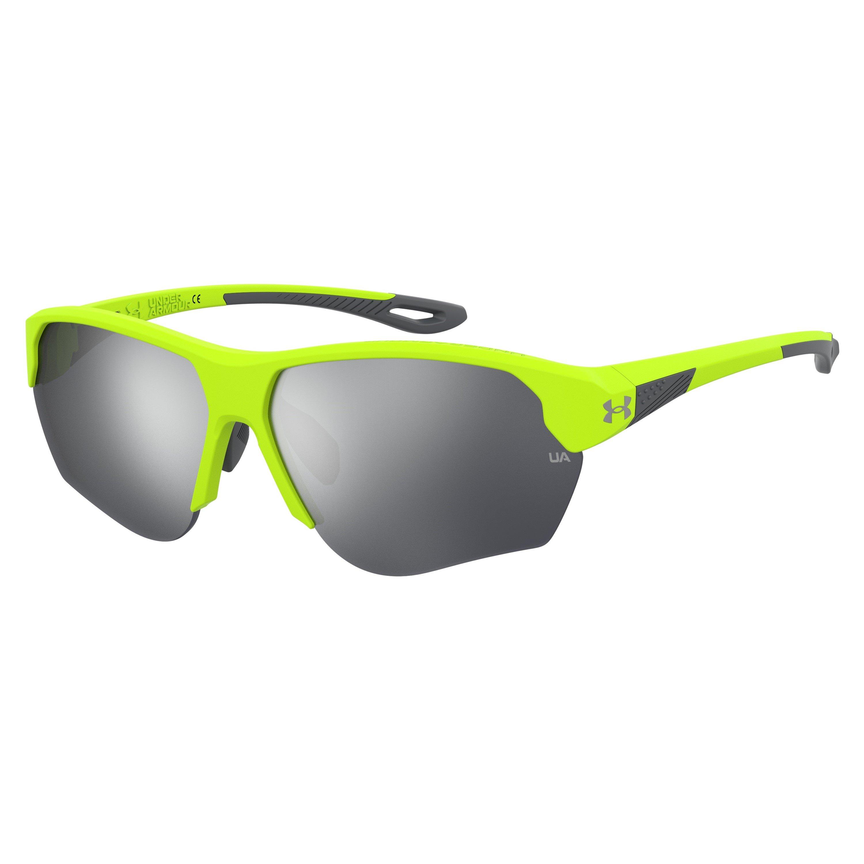Under Armour Men's Compete Wrap Sunglass - Yellow - Mens