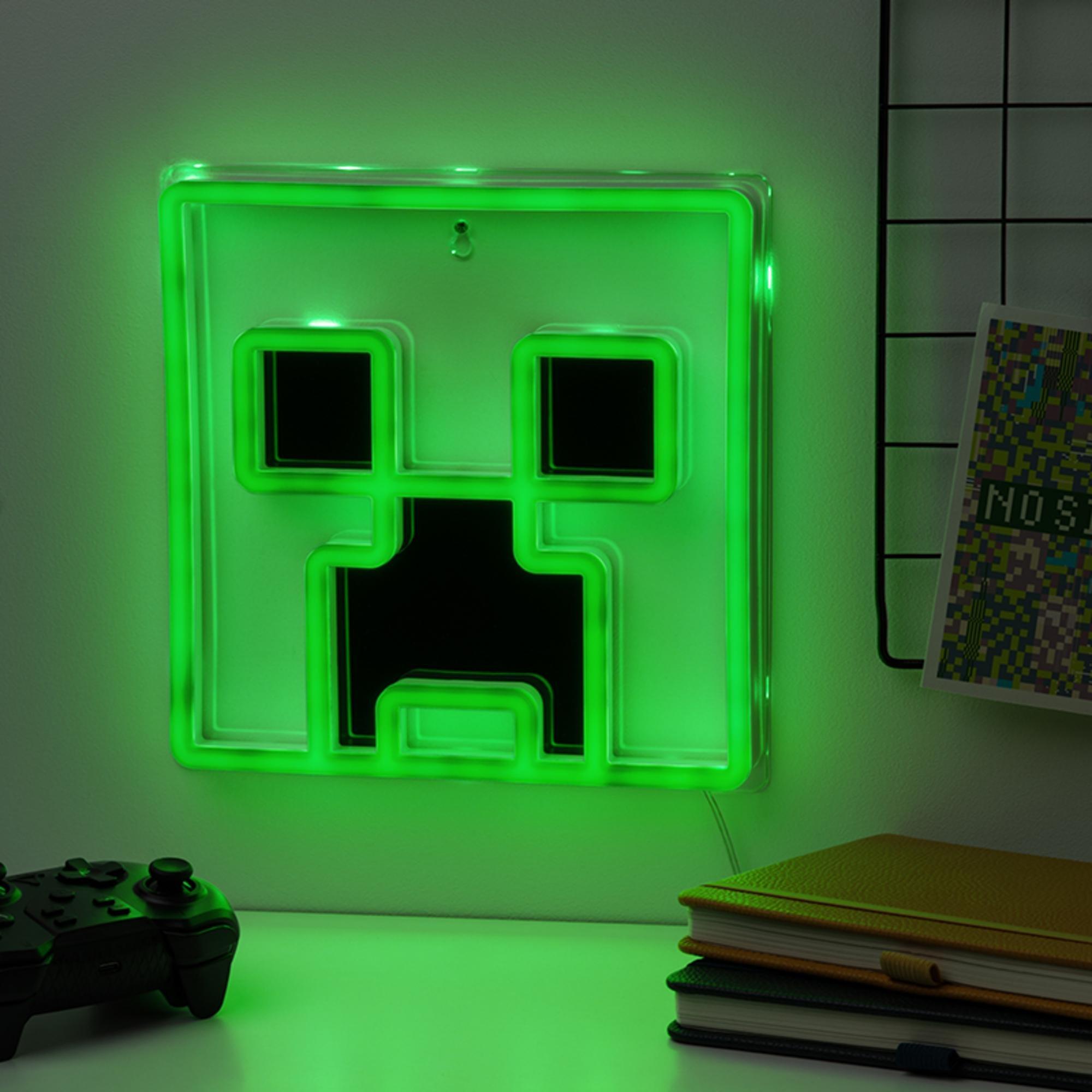 None - Paladone Products Ltd - MC Creeper Neon Lamp - 6