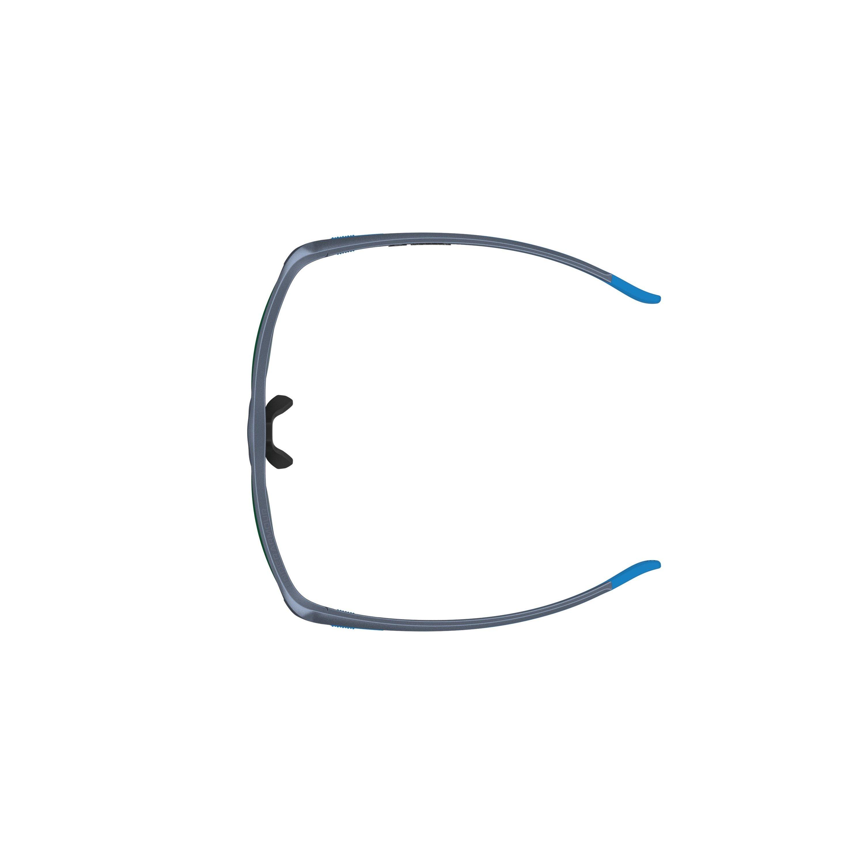 Blue - Under Armour - Men's Compete Wrap Sunglasses - 6