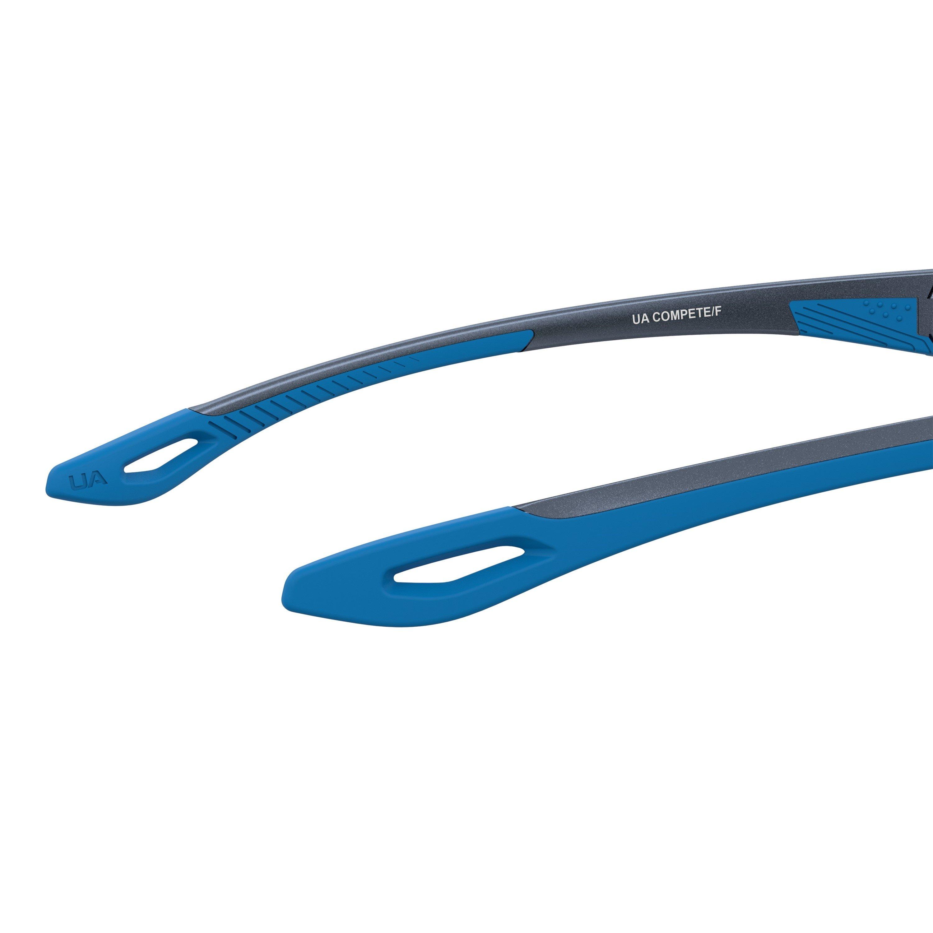 Blue - Under Armour - Men's Compete Wrap Sunglasses - 8