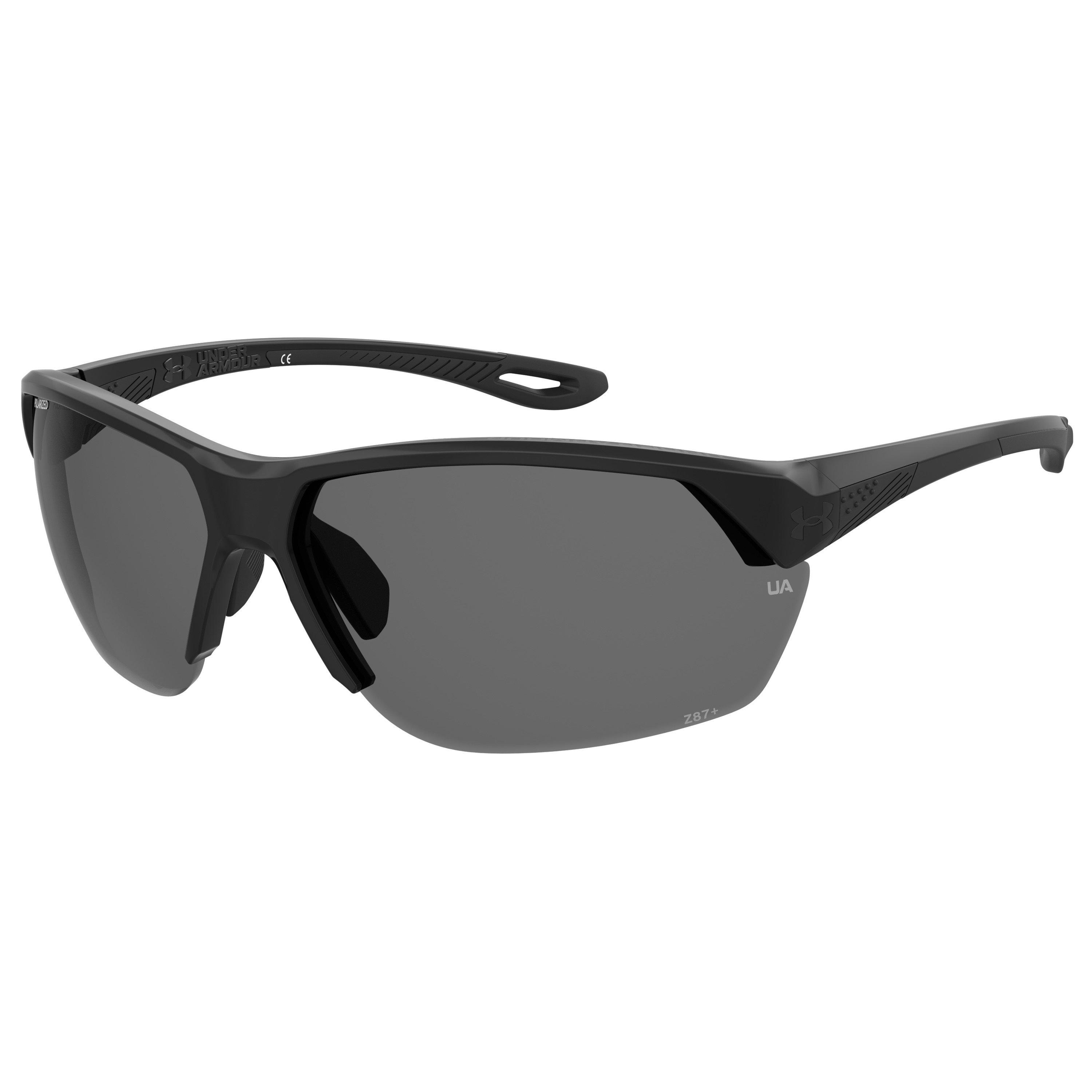 Schwarz - Under Armour - Men's Compete Wrap Sunglasses - 1