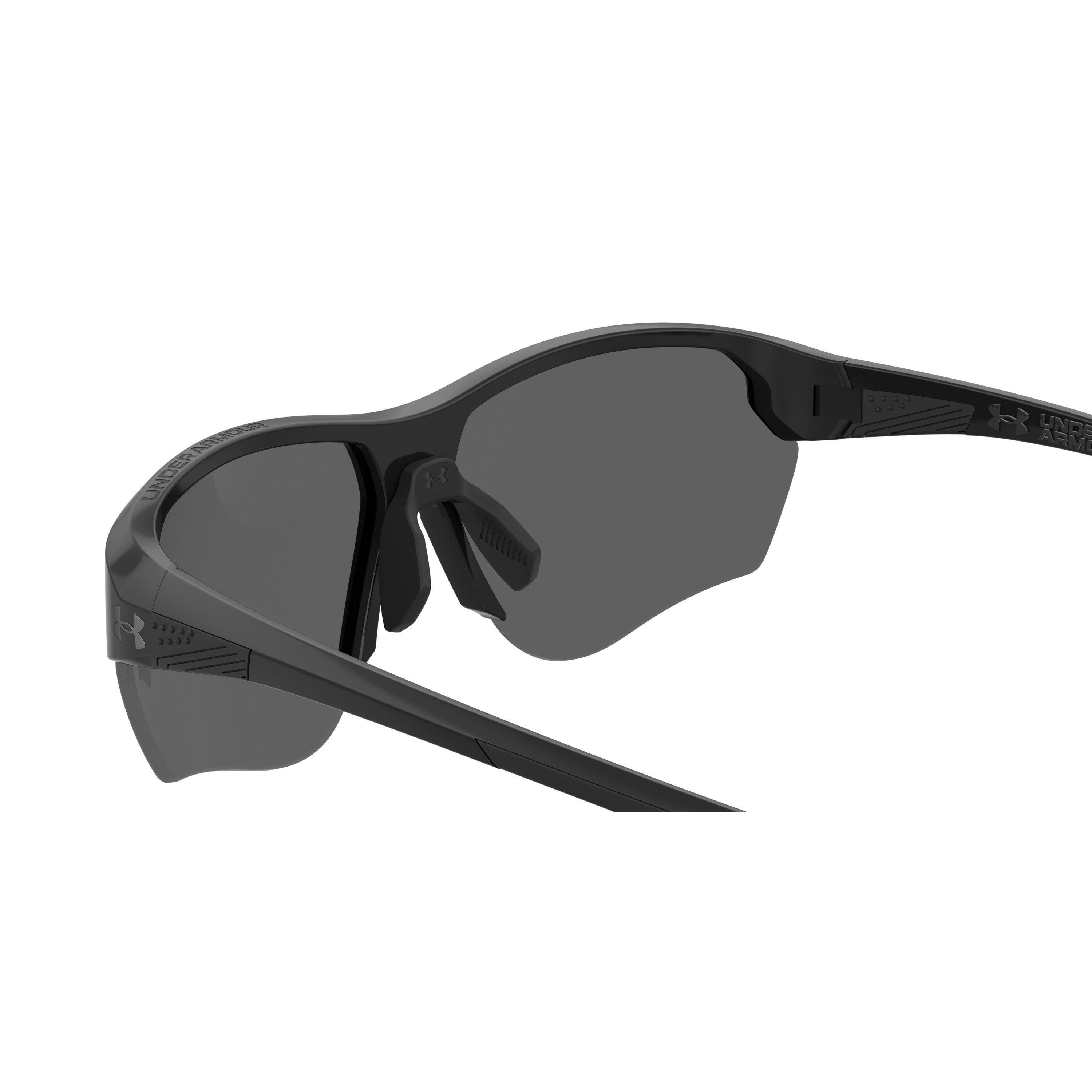 Black - Under Armour - Men's Compete Wrap Sunglasses - 4