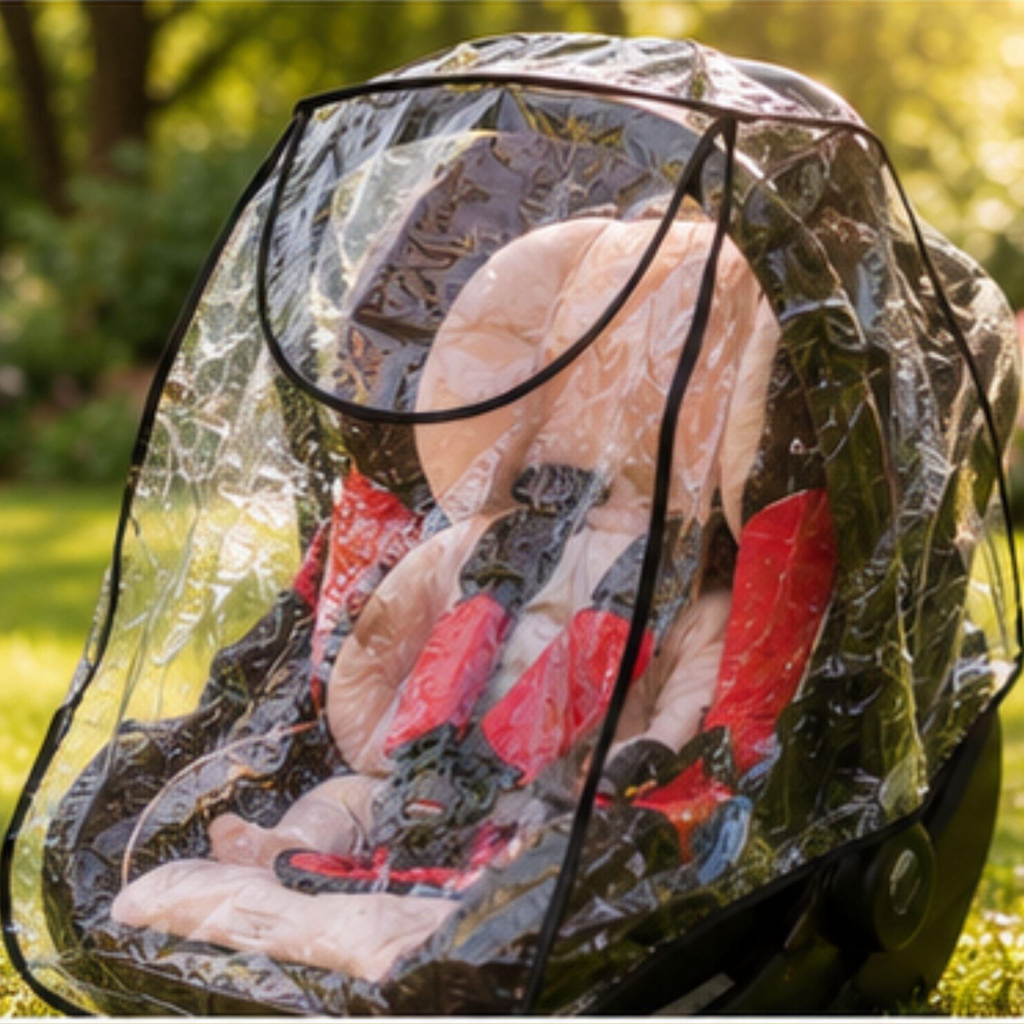Clear - Cute and Co - Cute & Co Baby Carrier Rain Cover - 6