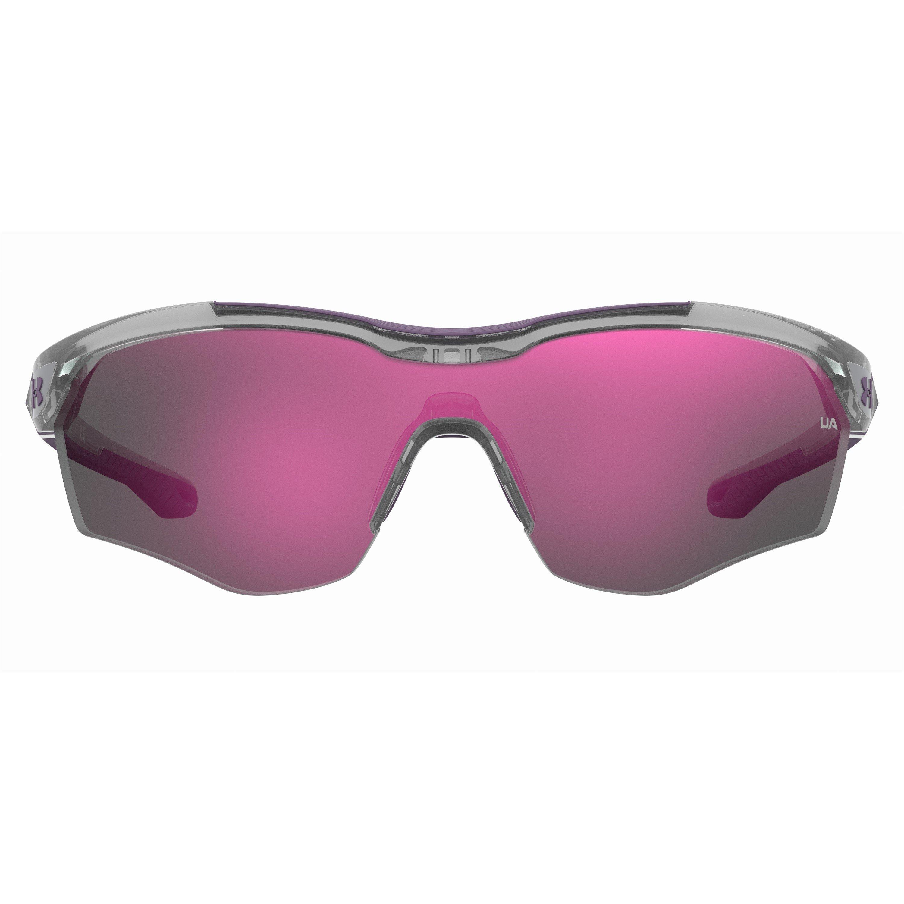 Grey - Under Armour - Yard Pro Wrap Sunglasses - 2