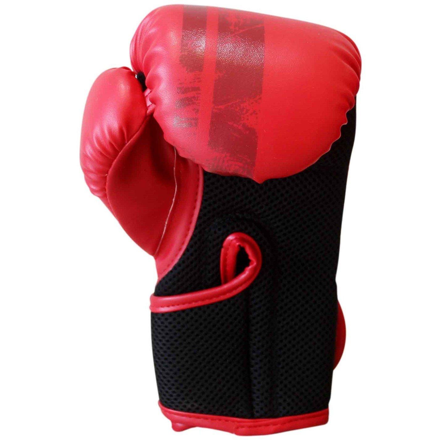 Red/Black - Lonsdale - Boxing Glove and Pad Set Juniors - 4