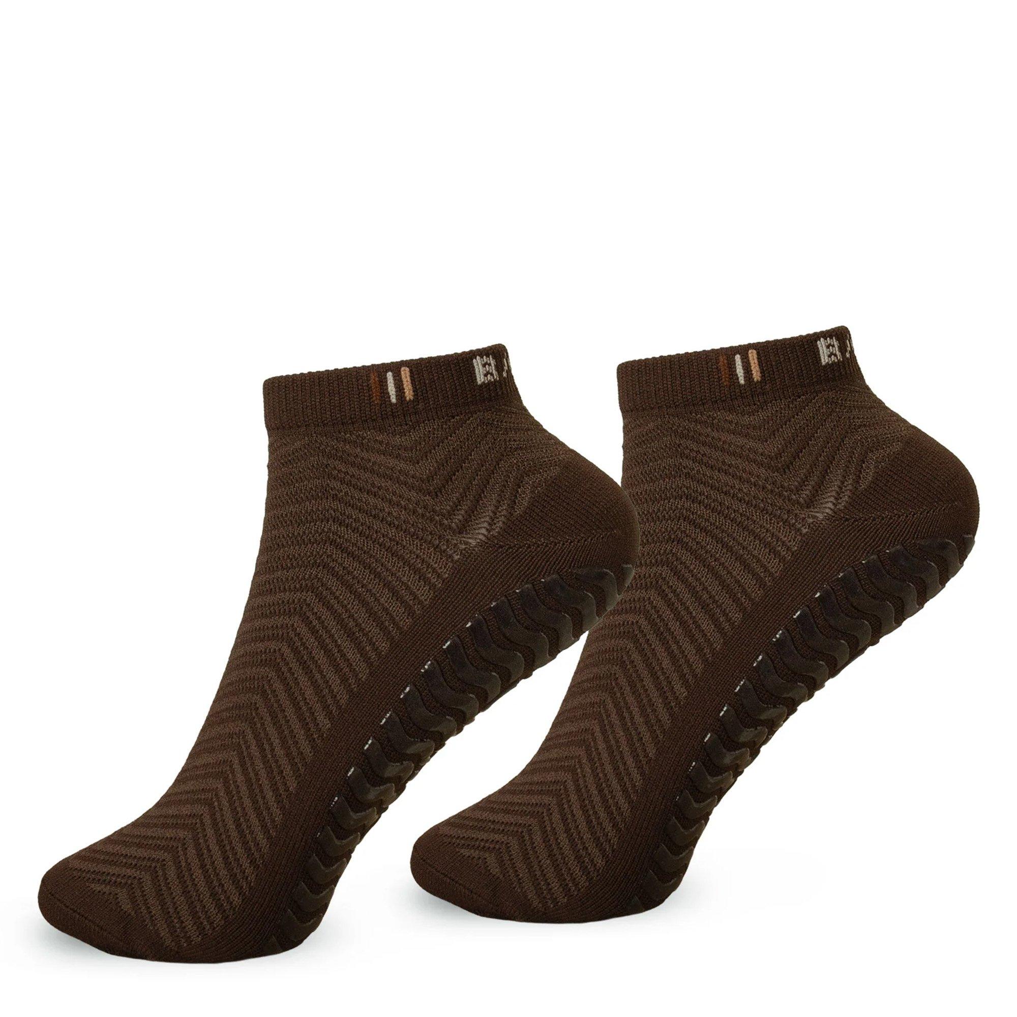 Coco/Cinnamon - Bahe - Studio Grippy Ankle Socks 2 Pack - 2