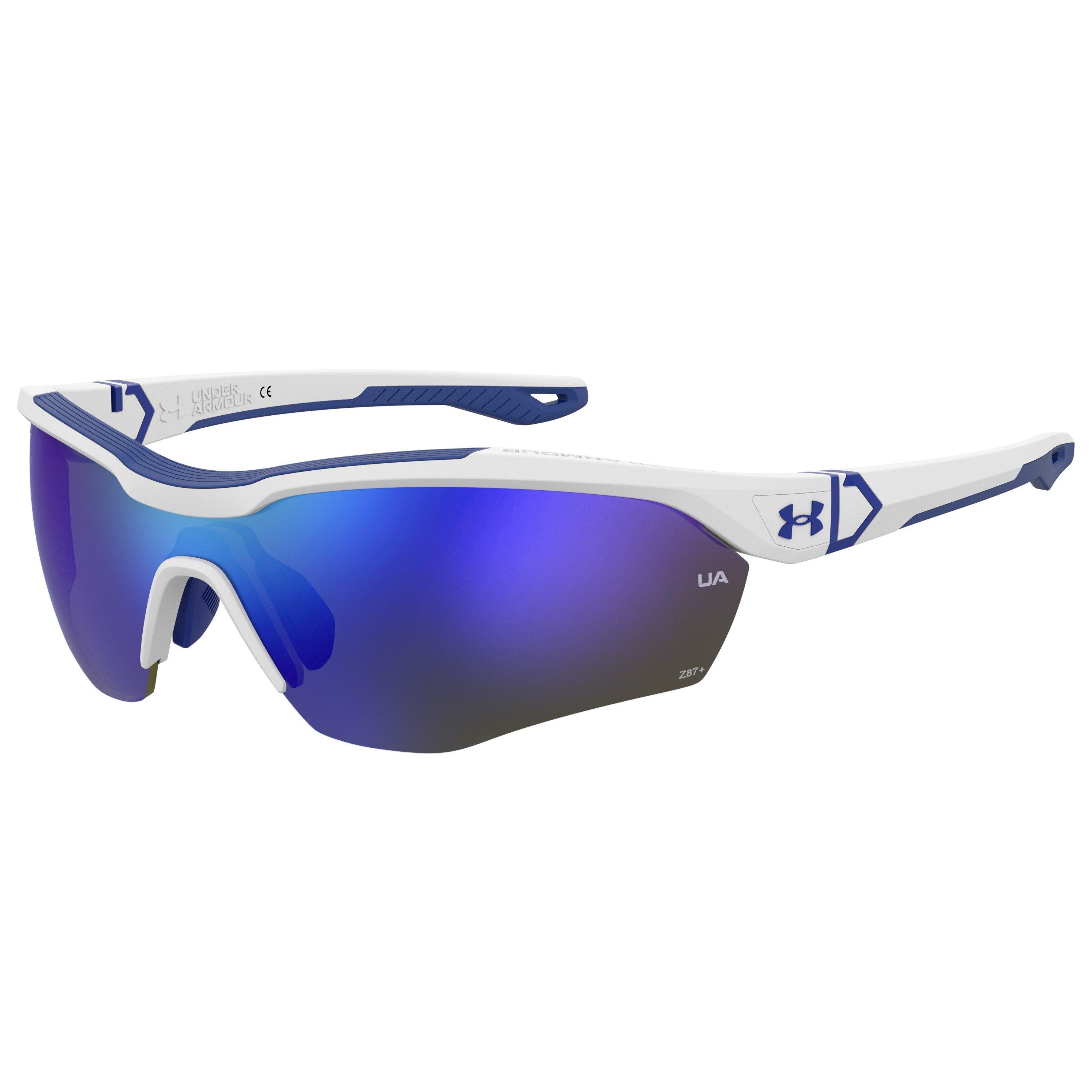 White - Under Armour - Men's Yard Pro Wrap Sunglasses - 1