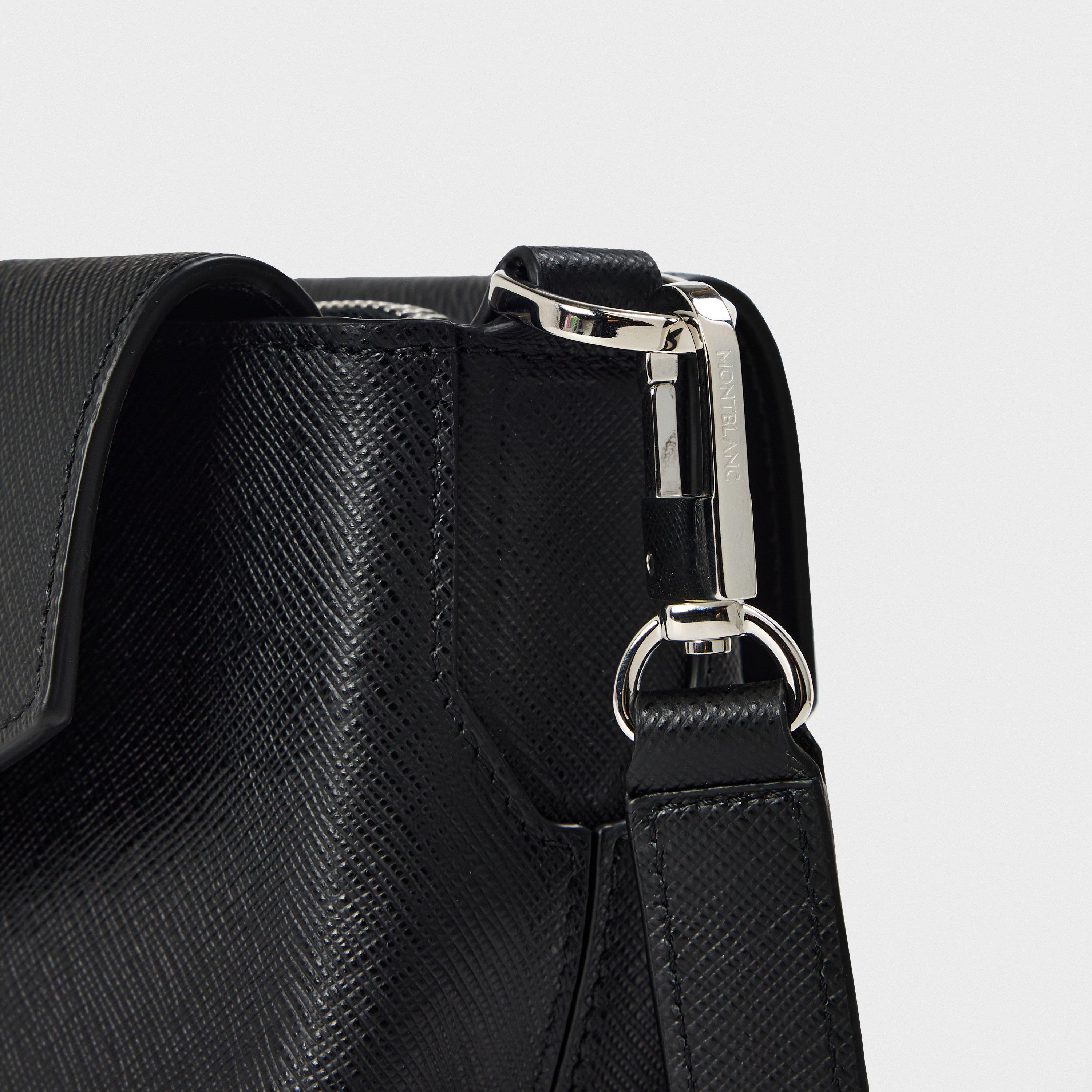 Black - Montblanc - Men's Crossbody Bag - 4