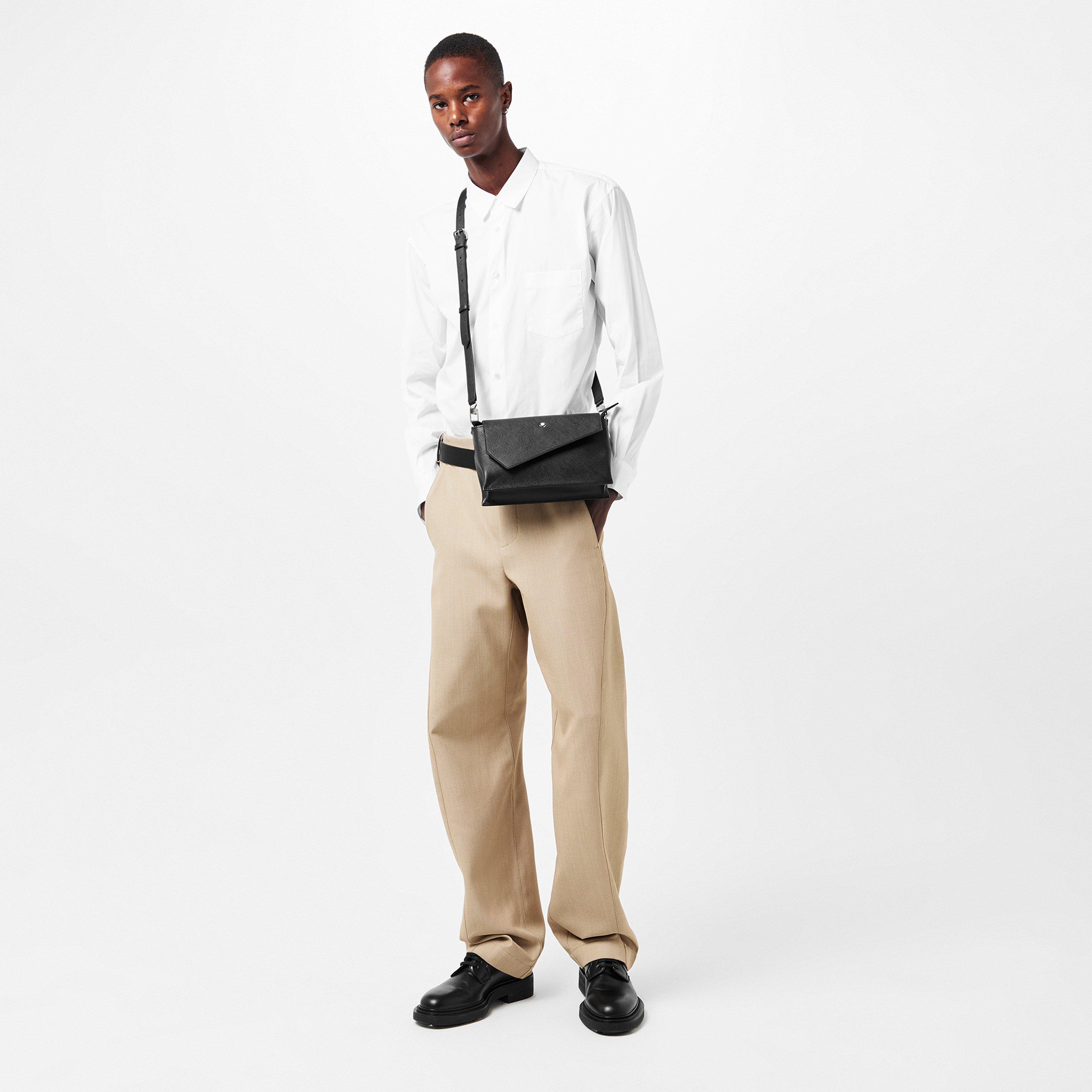 Black - Montblanc - Men's Crossbody Bag - 6