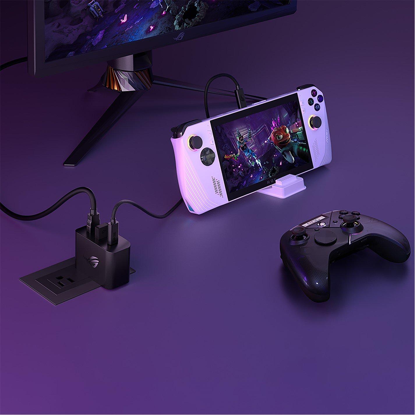 Black - ASUS - ROG Ally Charger 10 - 3