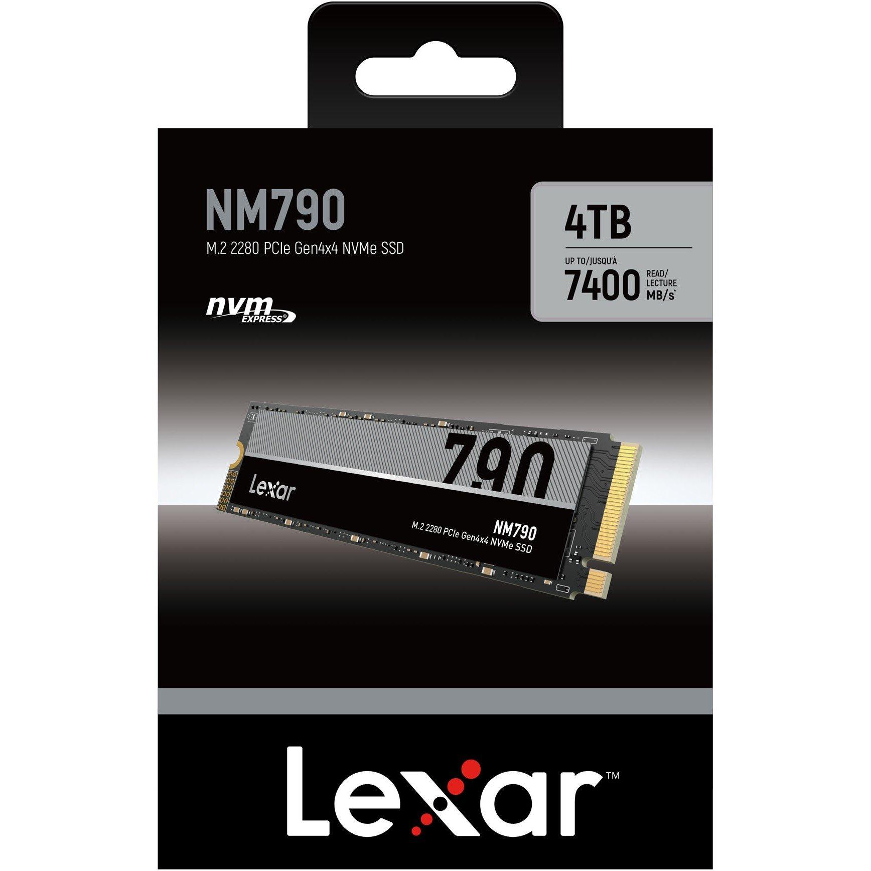 Lexar | NM790 M.2 NVMe PCle SSD 4TB | SSDs | FRASERS