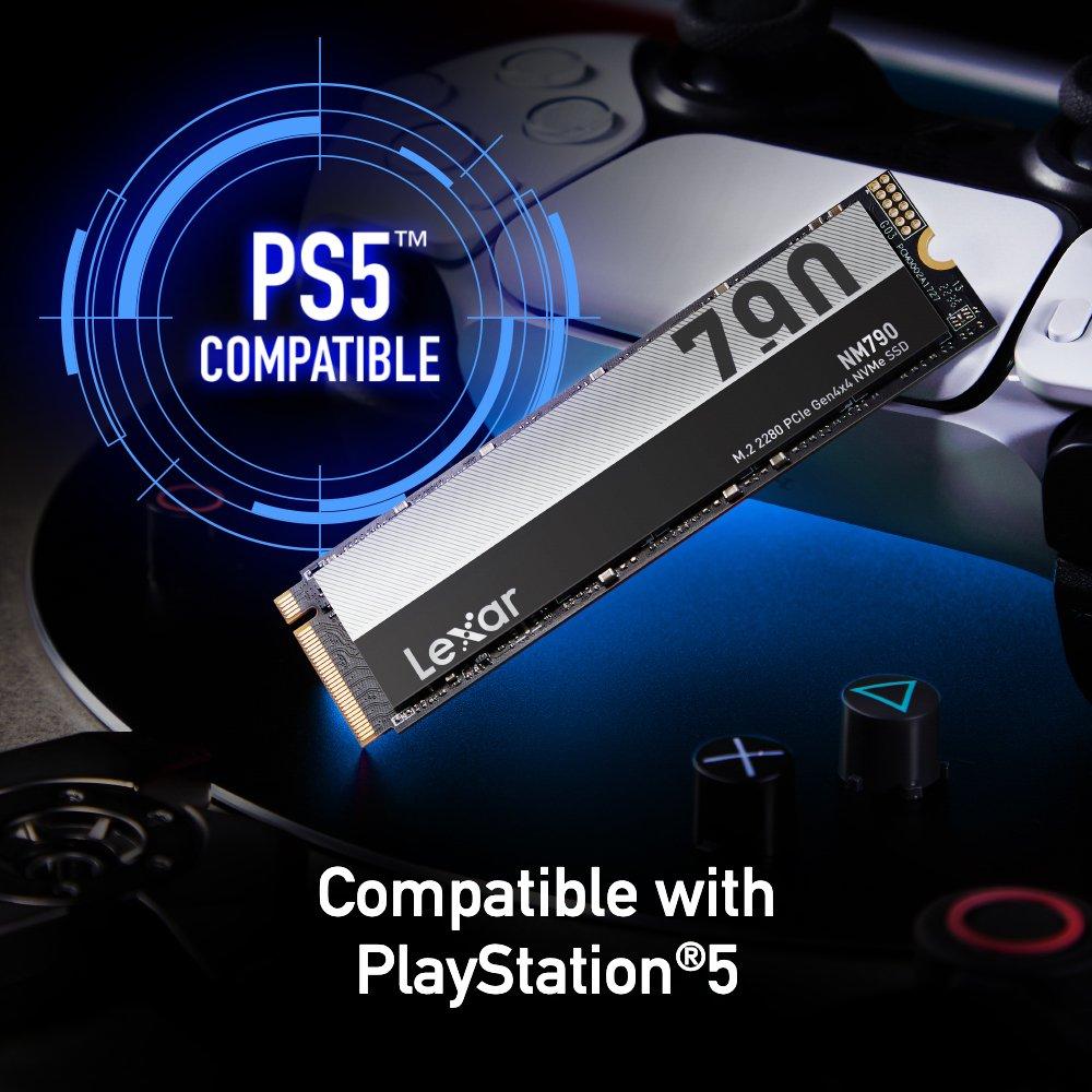 Black - Lexar - NM790 M.2 NVMe PCle SSD 4TB - 11