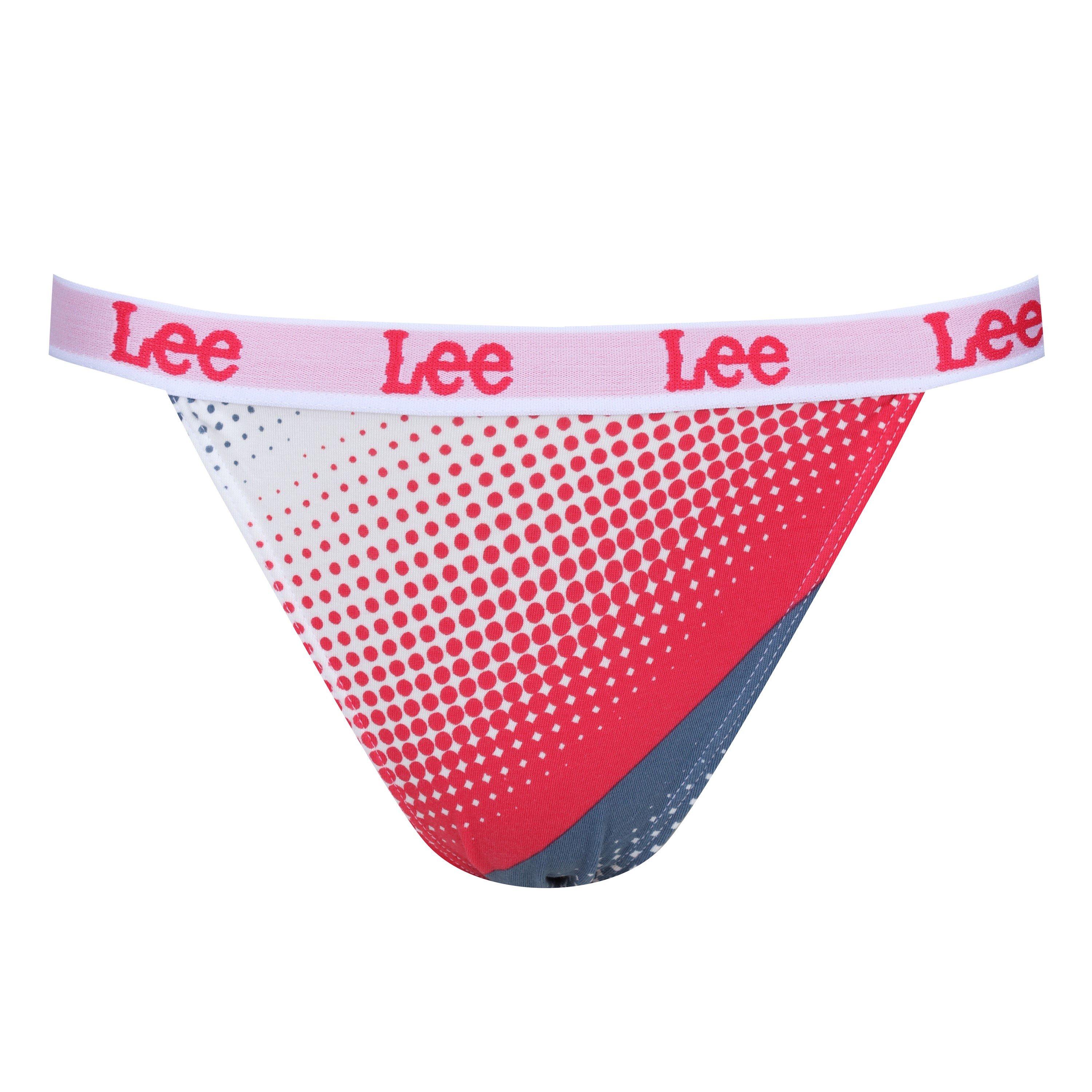 Whit/Grey/White - Lee - Womens 3 pack Tanga Brief Elvita - 2