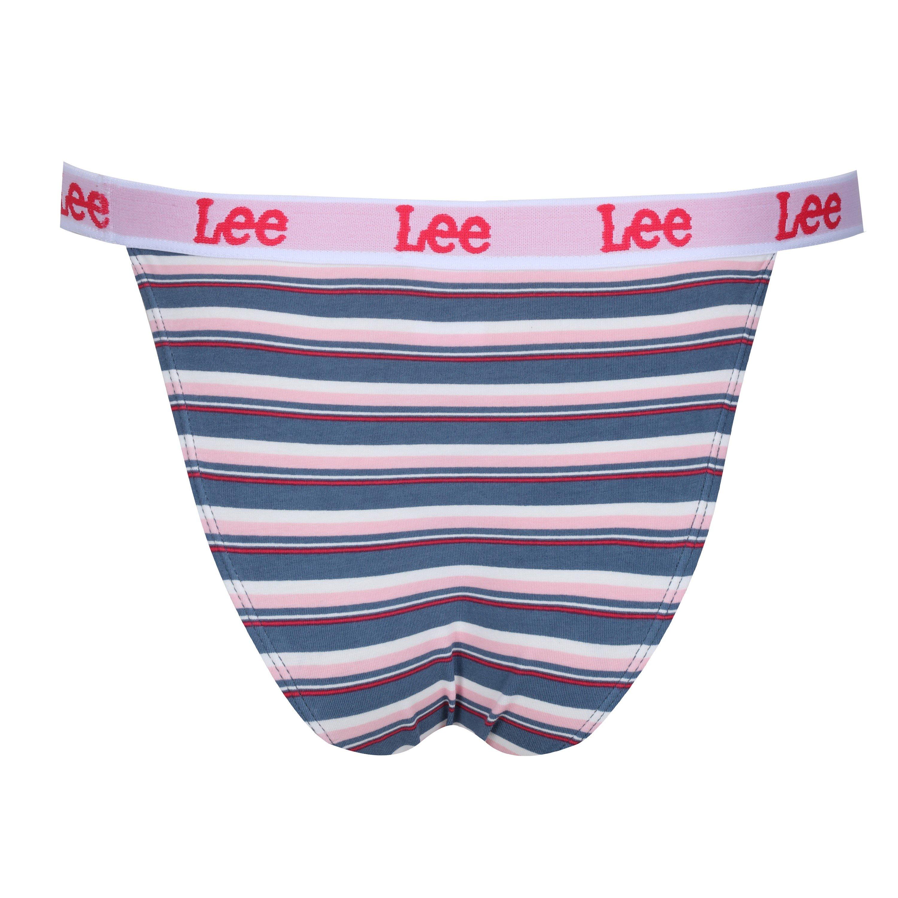 Whit/Grey/White - Lee - Womens 3 pack Tanga Brief Elvita - 7
