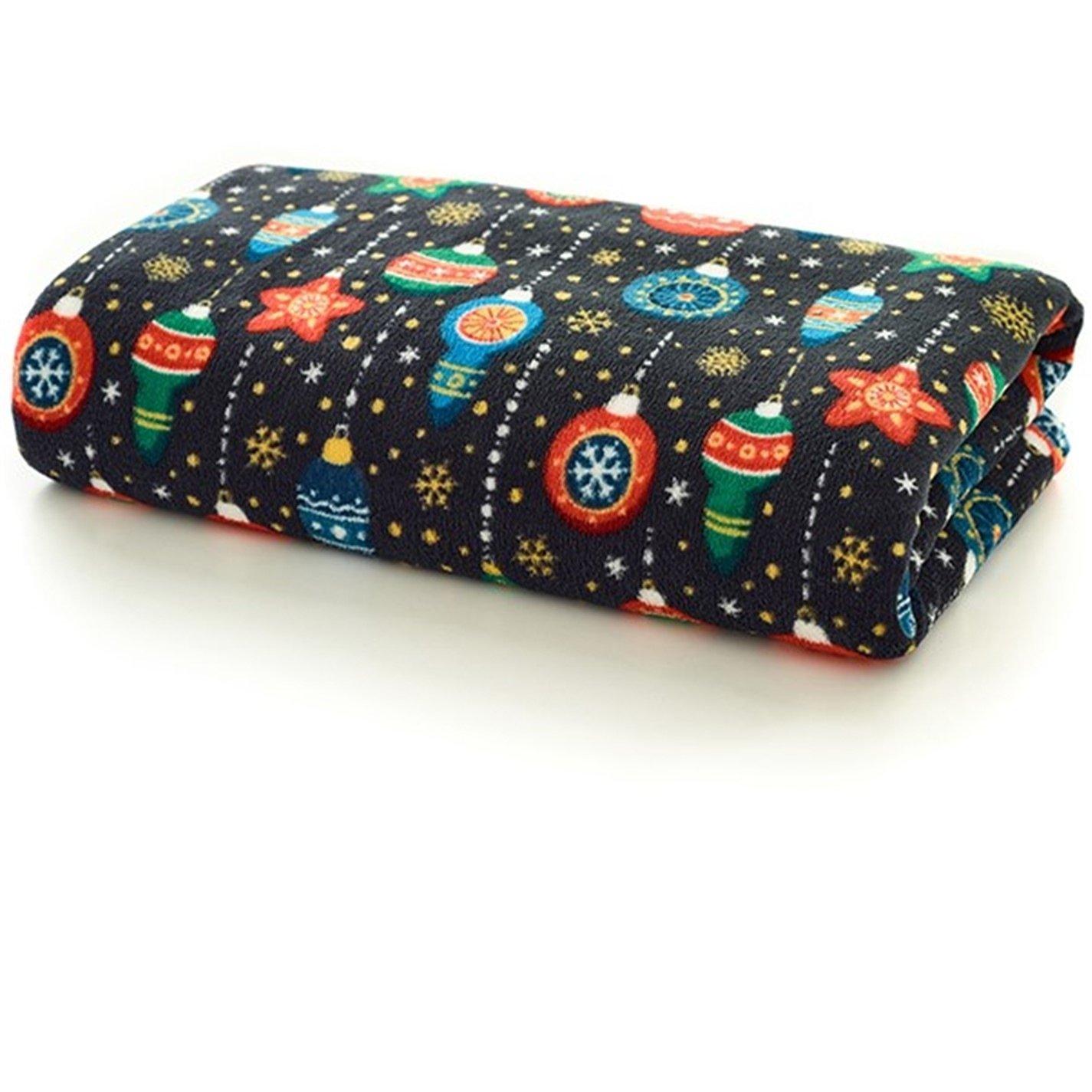 Navy - Deyongs - Baubles Throw - 140x180cm - 2