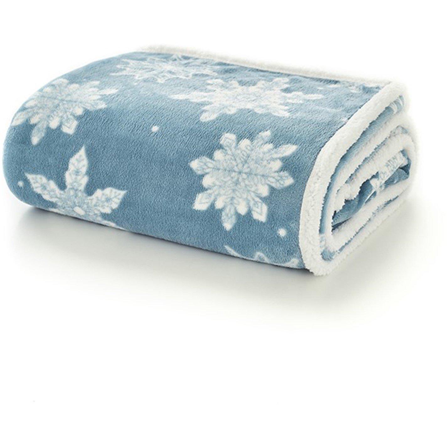 Blue - Deyongs - Flurry Throw - 130x170cm - 2