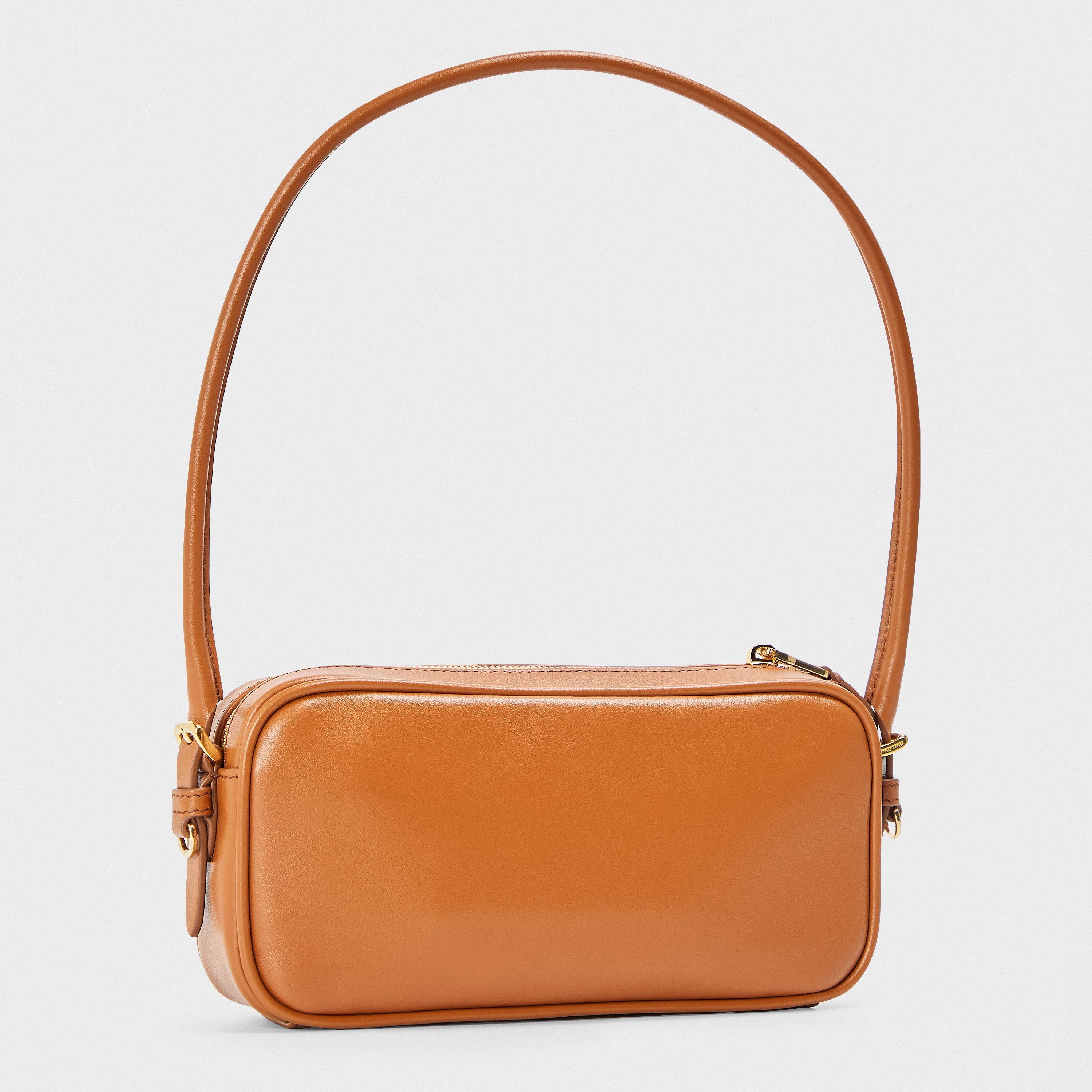 Cognac - Miu Miu - Women's Softy Pouch Mini Bags - 2