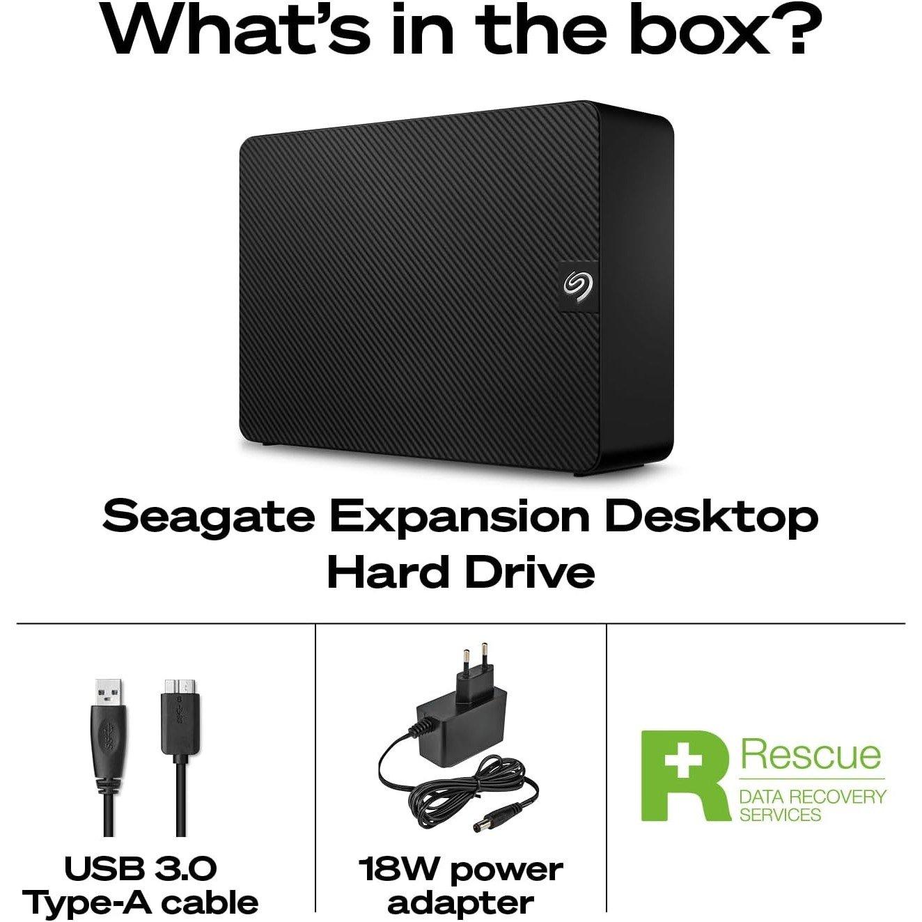 Nero - Seagate - Seagate Portable Drive 8TB External Hard Drive - 4