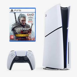 PlayStation GAME PlayStation 5 Slim Console + FREE The Witcher Complete Edition Bundle