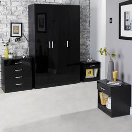 Homelife Carleton 4 Piece Gloss Bedroom Set