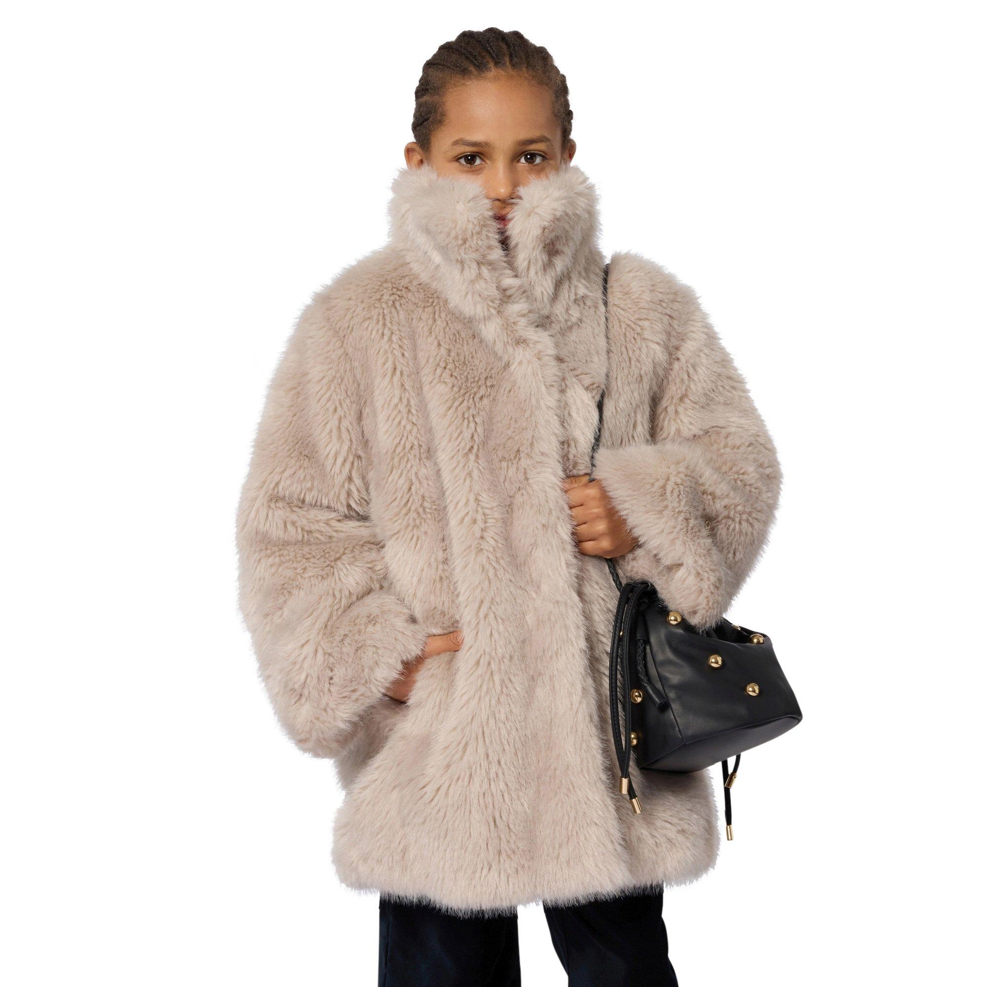 Blk/Gld 09B - Chloe - Kids' Studded Shoulder Bag - 3