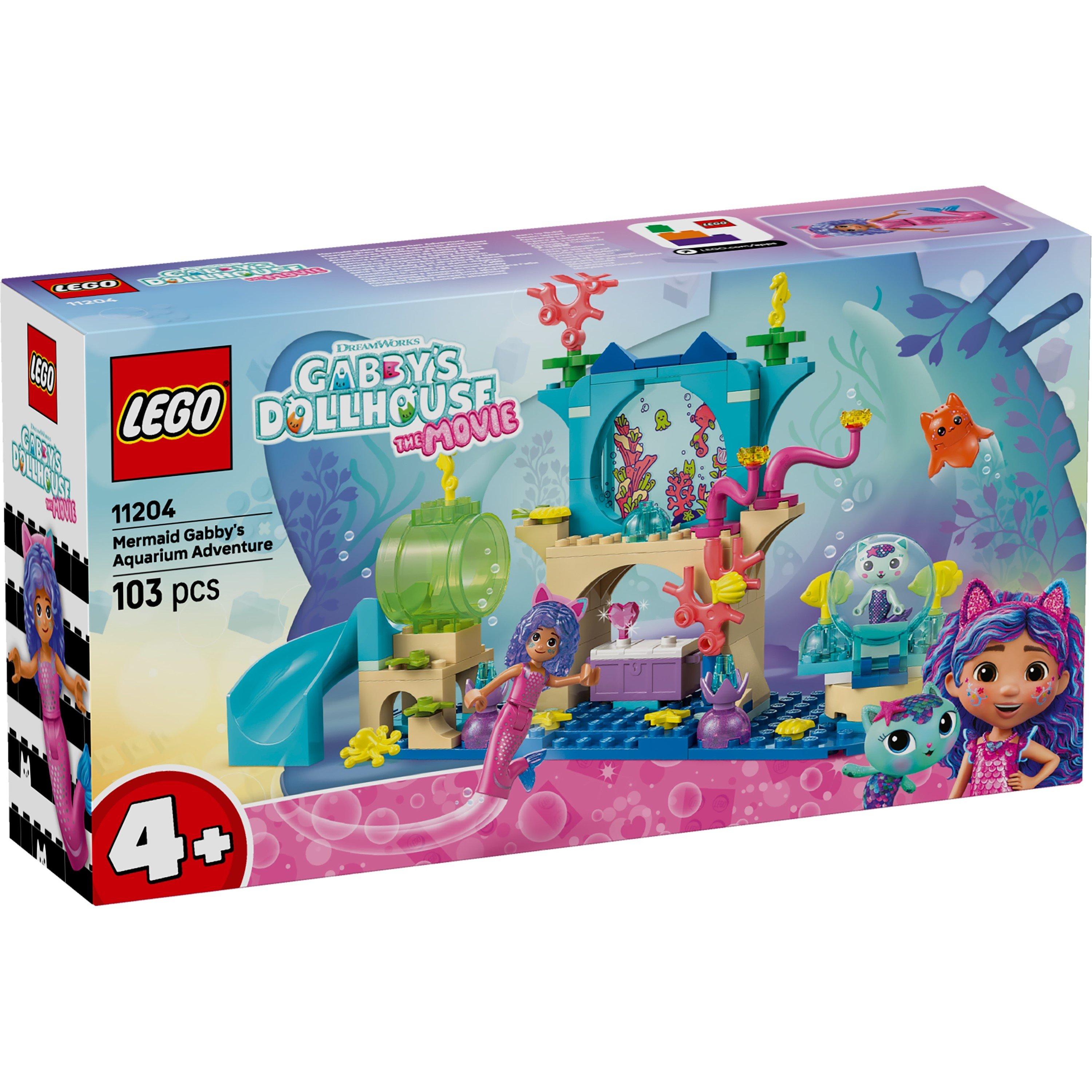 Da determinare. - LEGO - LEGO® Gabby’s Dollhouse 11204 Mermaid Gabby’s Aquarium Adventure Animal Toy 11204 - 1