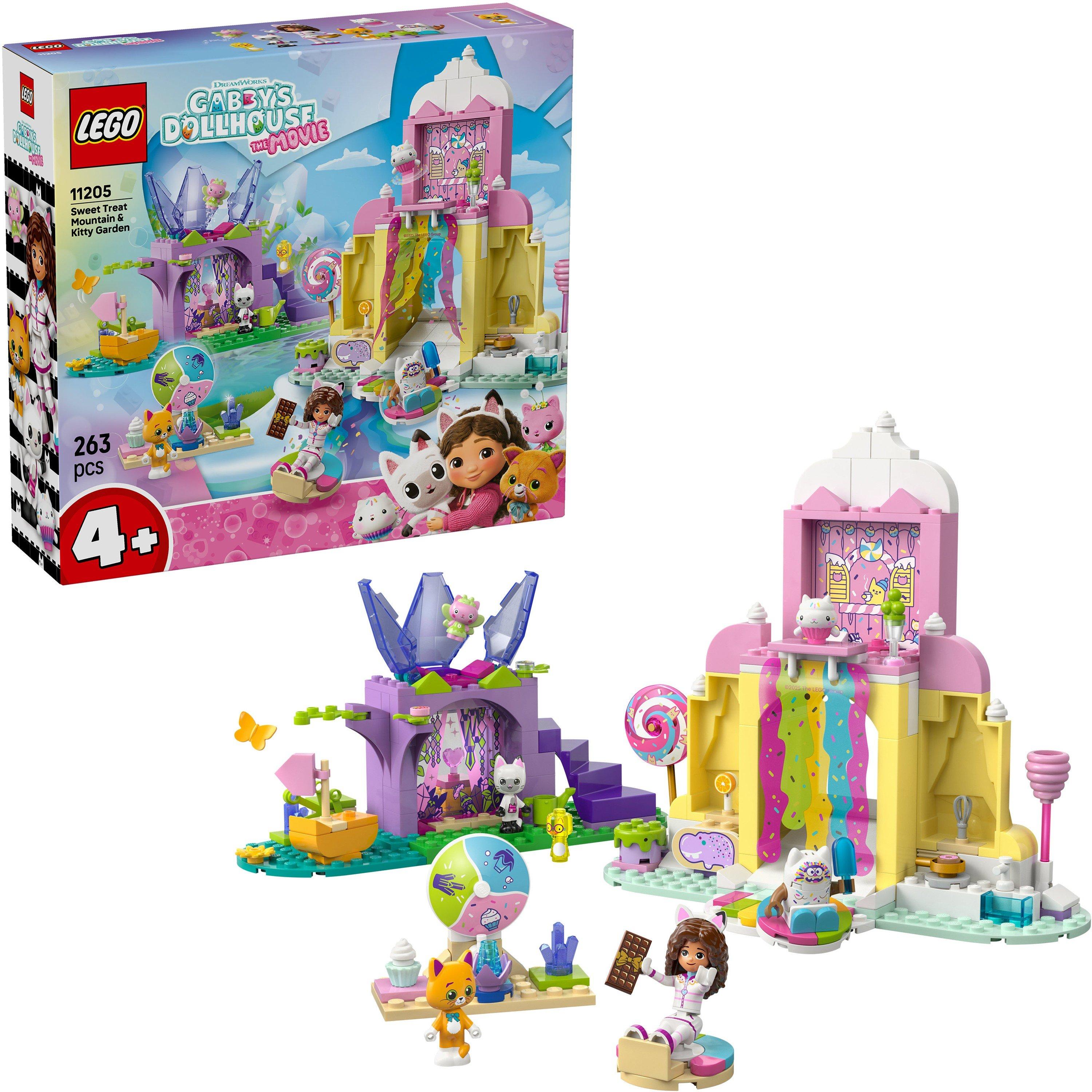 TBC - LEGO - LEGO® Gabby’s Dollhouse 11205 Sweet Treat Mountain & Kitty Garden Pretend Play 11205 - 1
