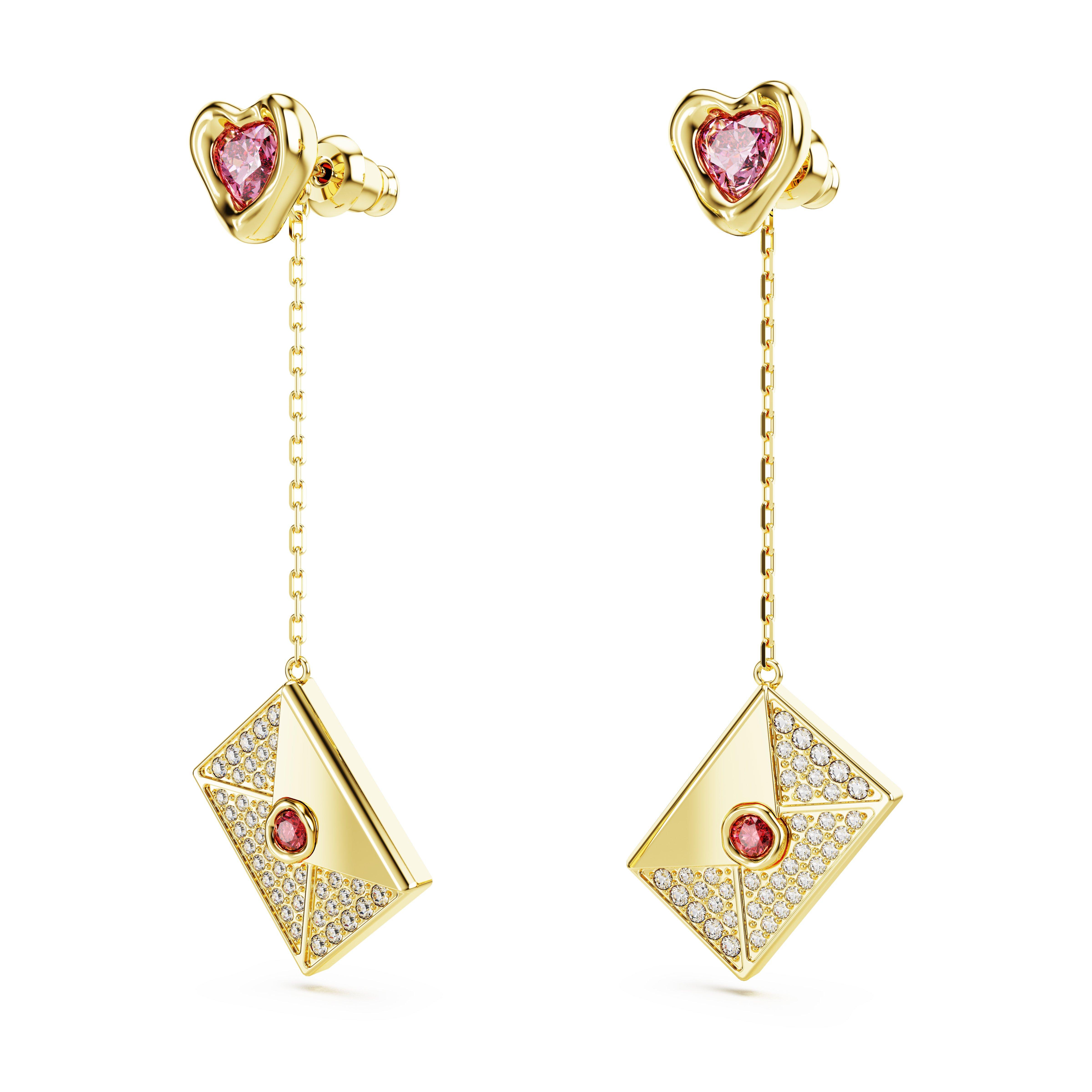 CRY/GOS - Swarovski - Women's Letra Drop Earrings - 3