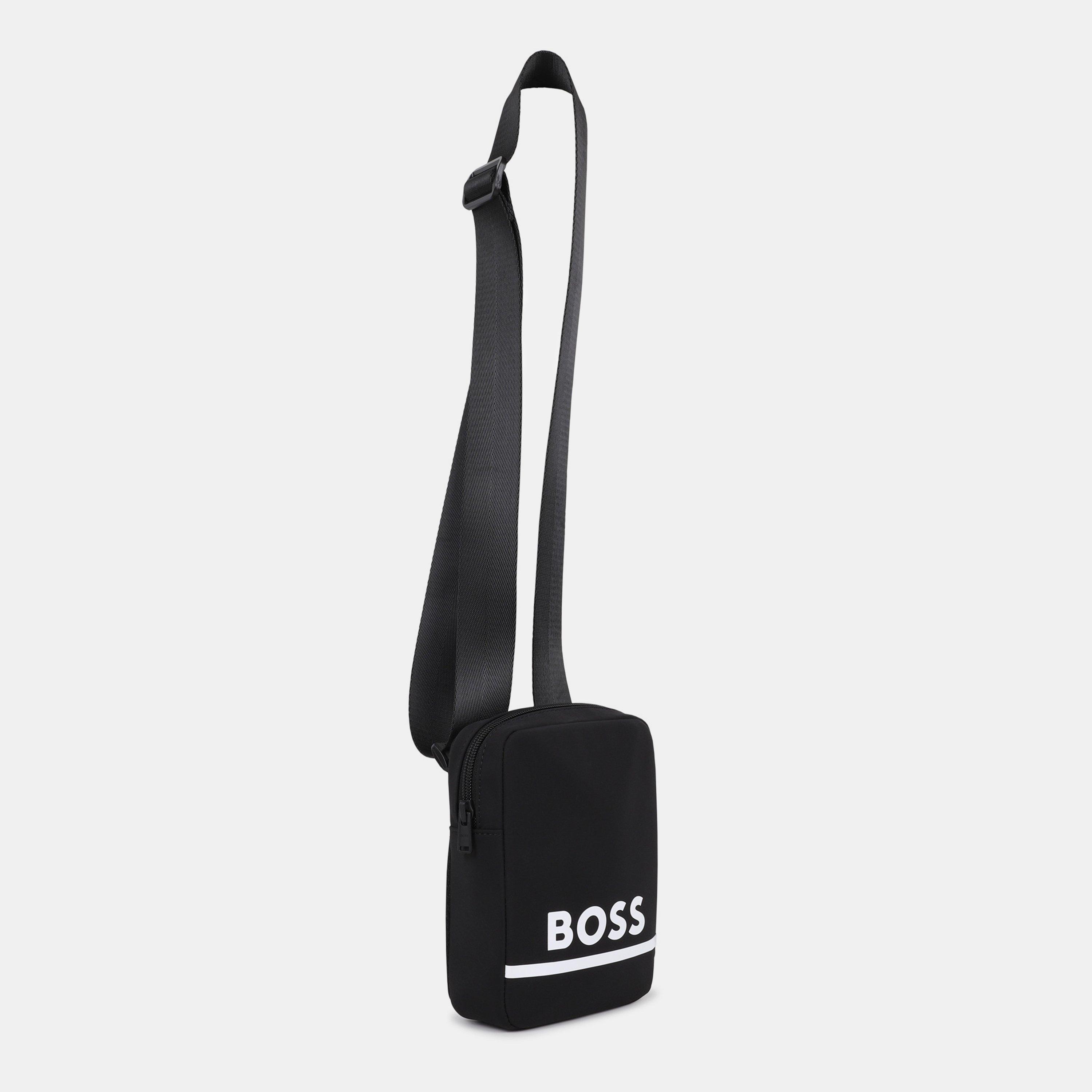 Black/White - Boss - Logo Iconic Crossbody Bag - 2