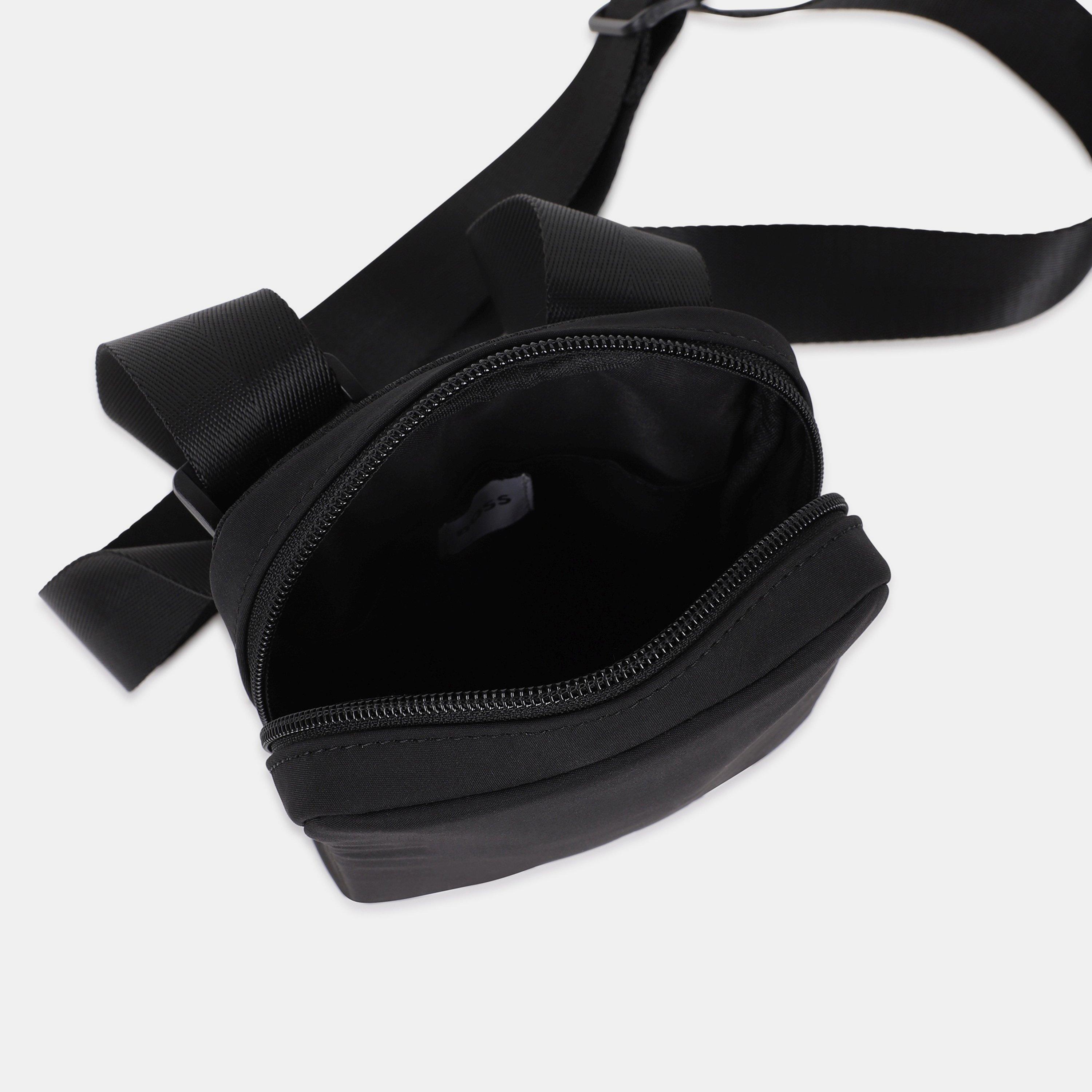 Black/White - Boss - Logo Iconic Crossbody Bag - 3