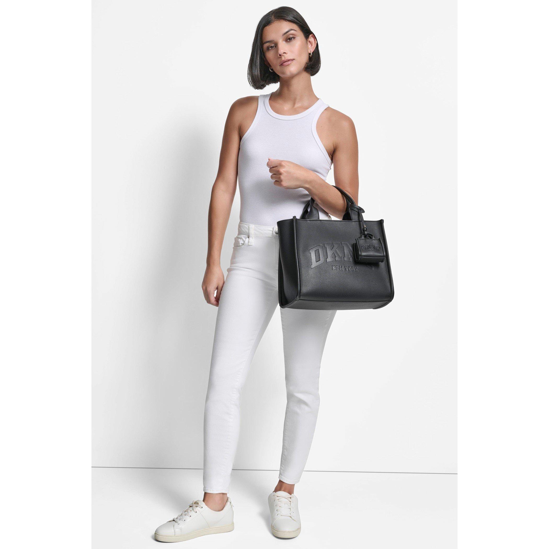 Black - DKNY - Women's Hadlee Tote Bag - 5