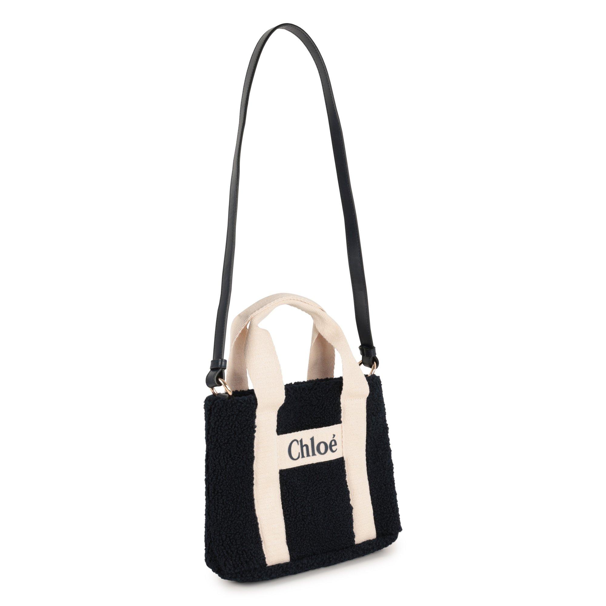 Blu/Wht 859 - Chloe - Kids' Logo Strap Shoulder Bag - 2