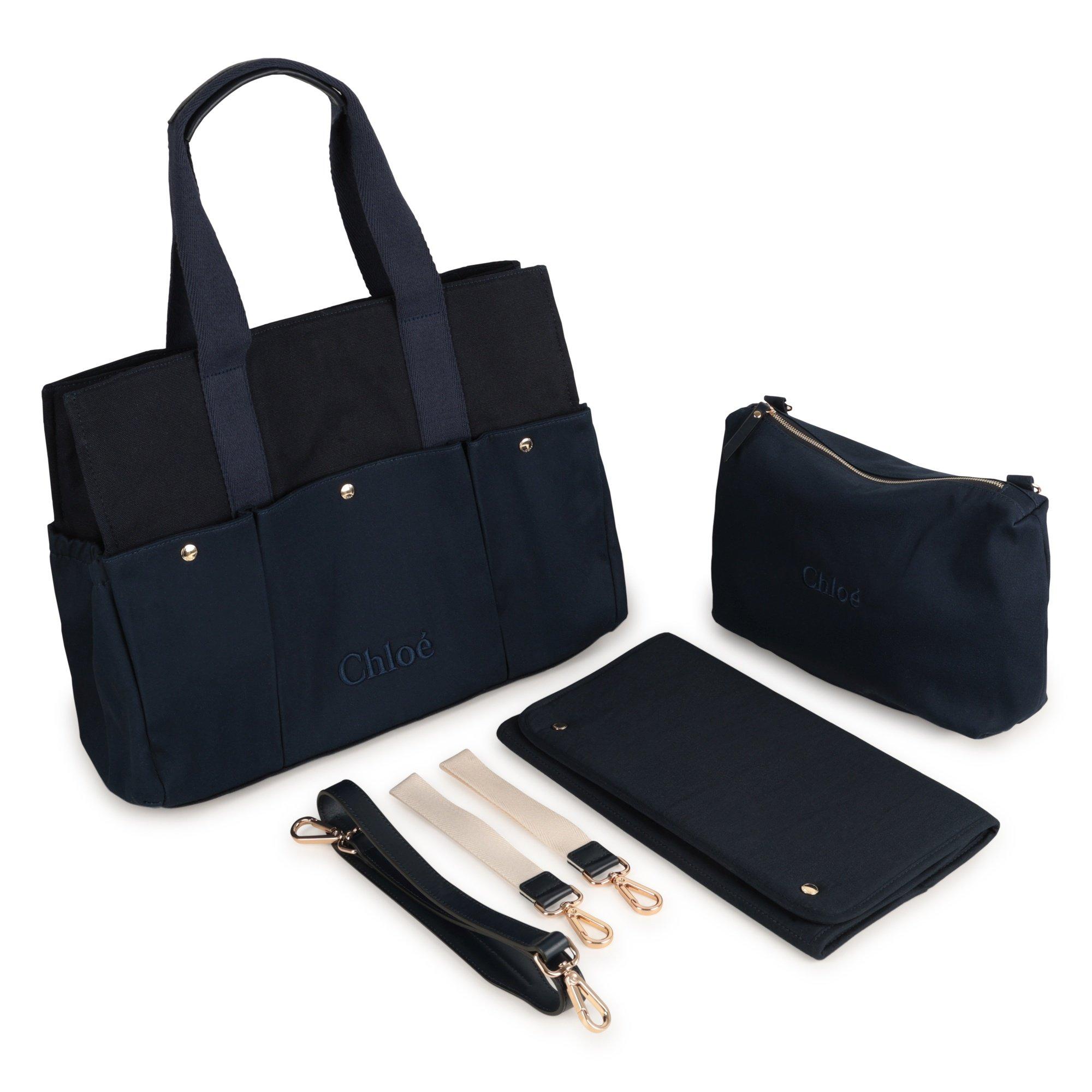 Chloe Kids' Multi-Compartment Baby Changing Bag - Navy 859