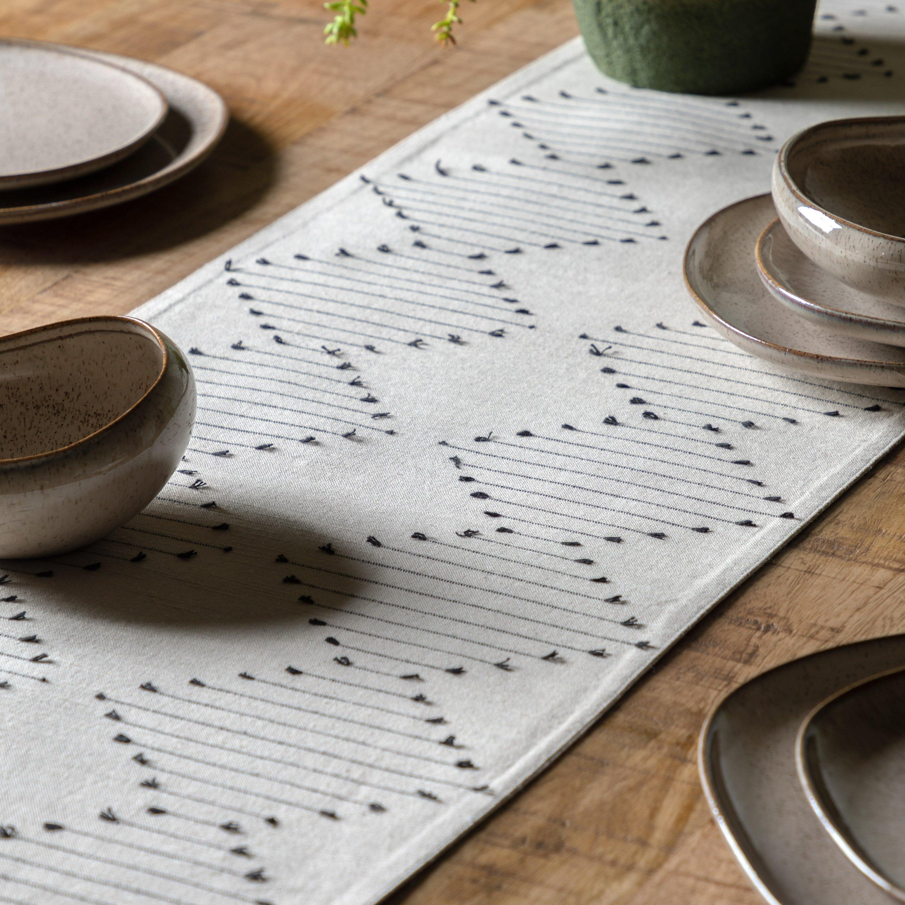 36 x 180 cm - Gallery - Diamond Weave Table Runner 360x1800mm - 1