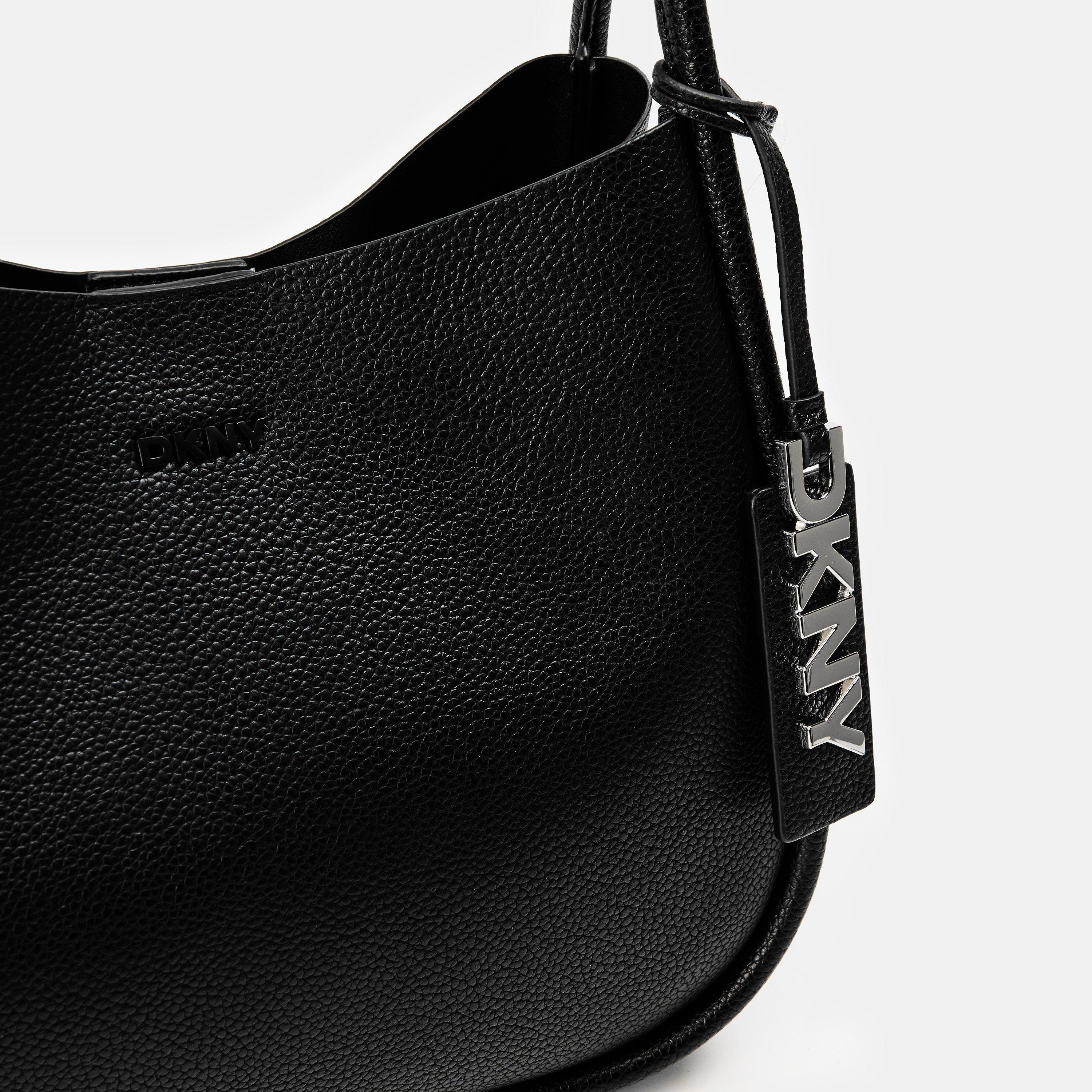 Black - DKNY - Women's Capri Large Hobo Shoulder Bag - 3