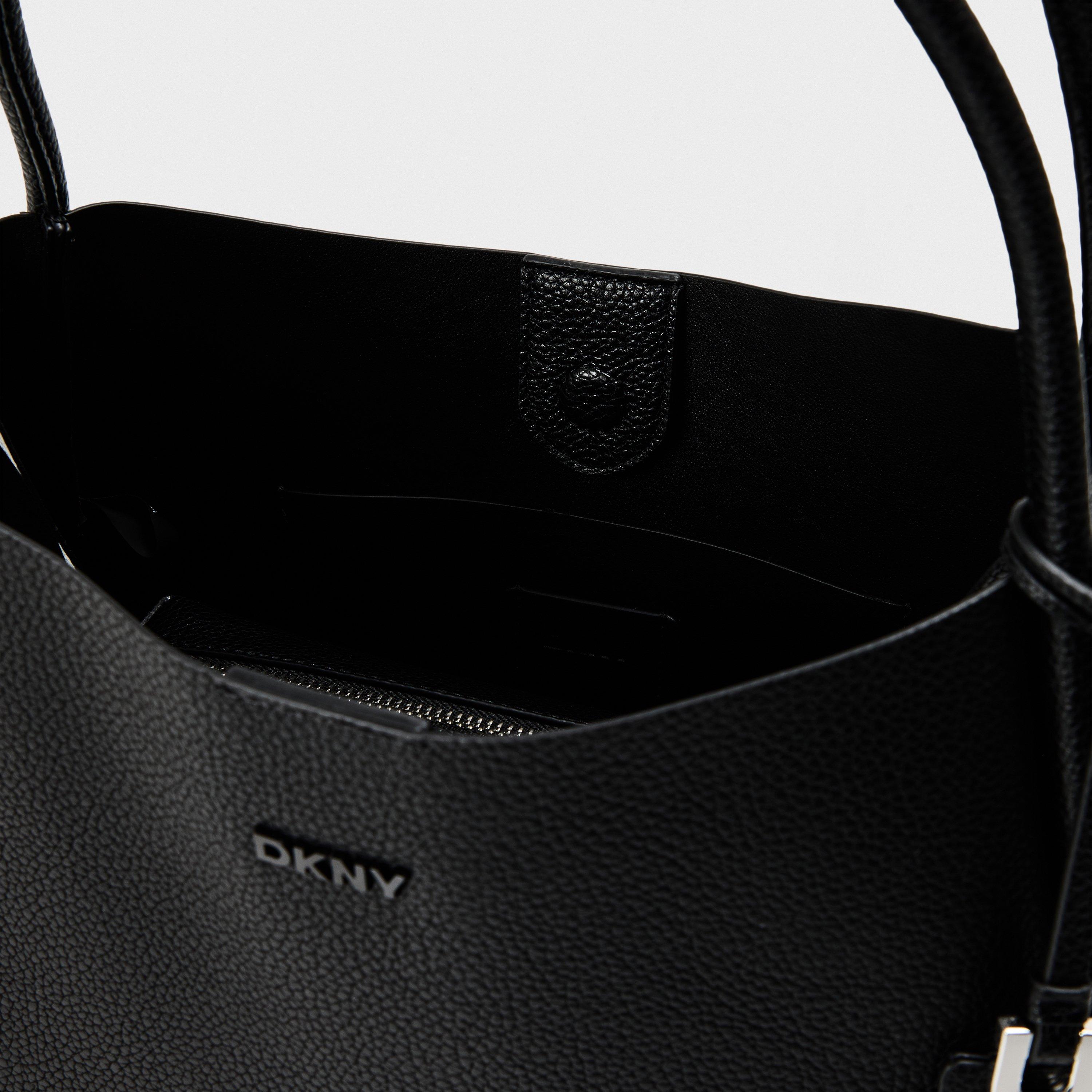 Black - DKNY - Women's Capri Large Hobo Shoulder Bag - 4