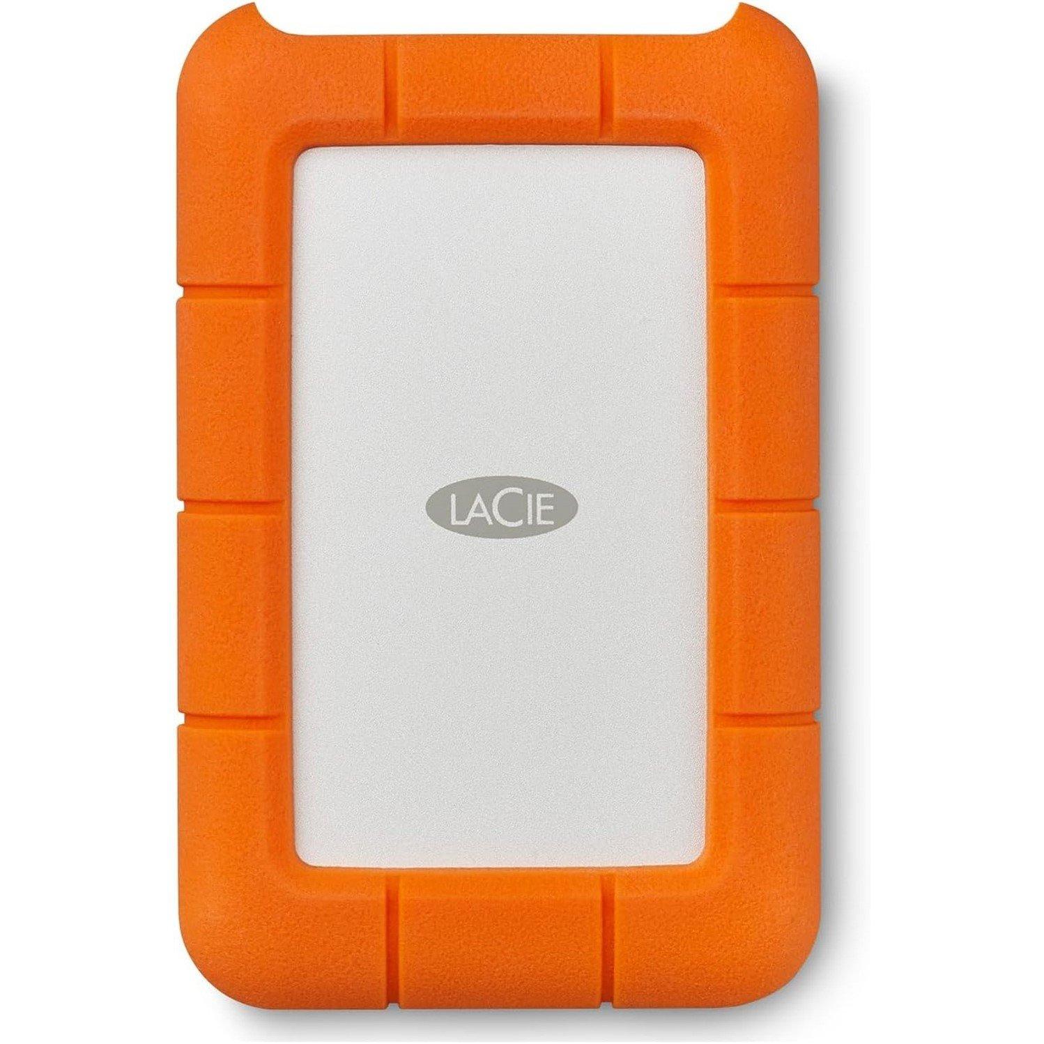 Zwart - Seagate - LaCie Rugged 2TB Portable External Hard Drive - 1