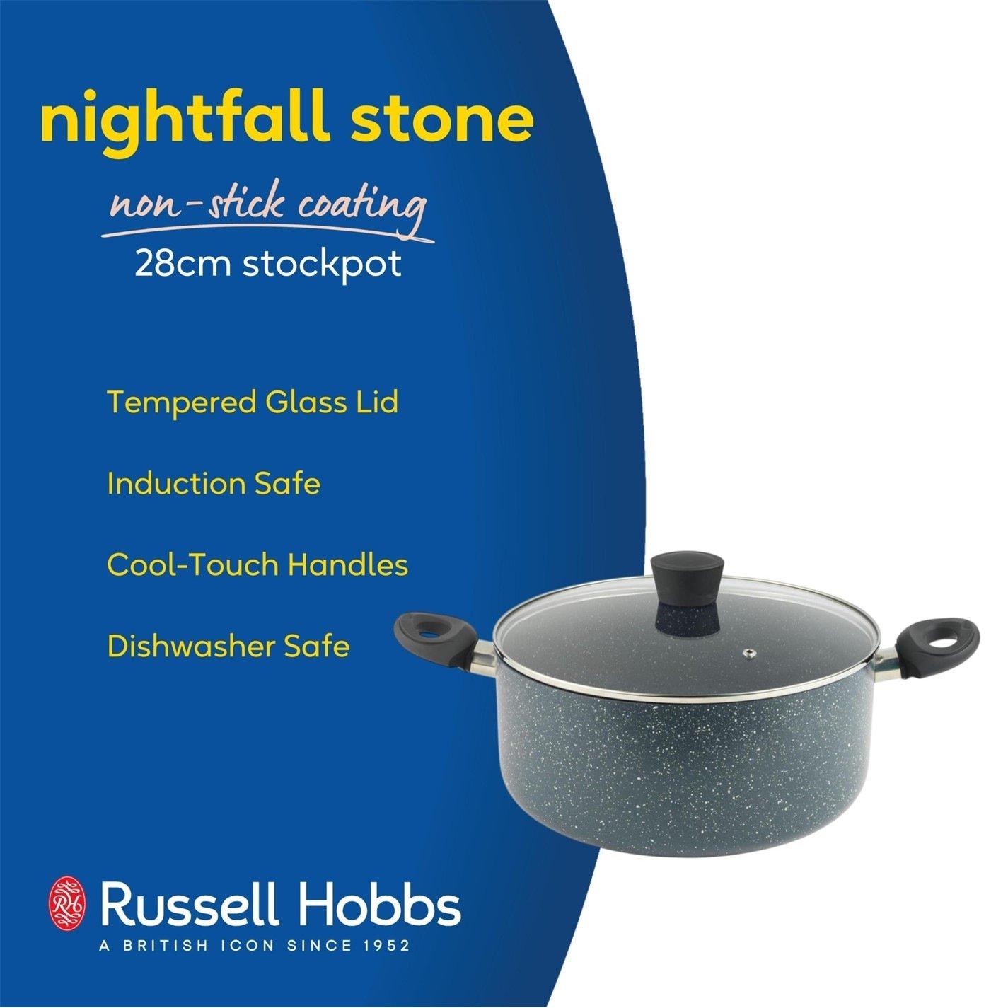 Grey - Russell Hobbs - 28cm Stone Stockpot 00 - 2